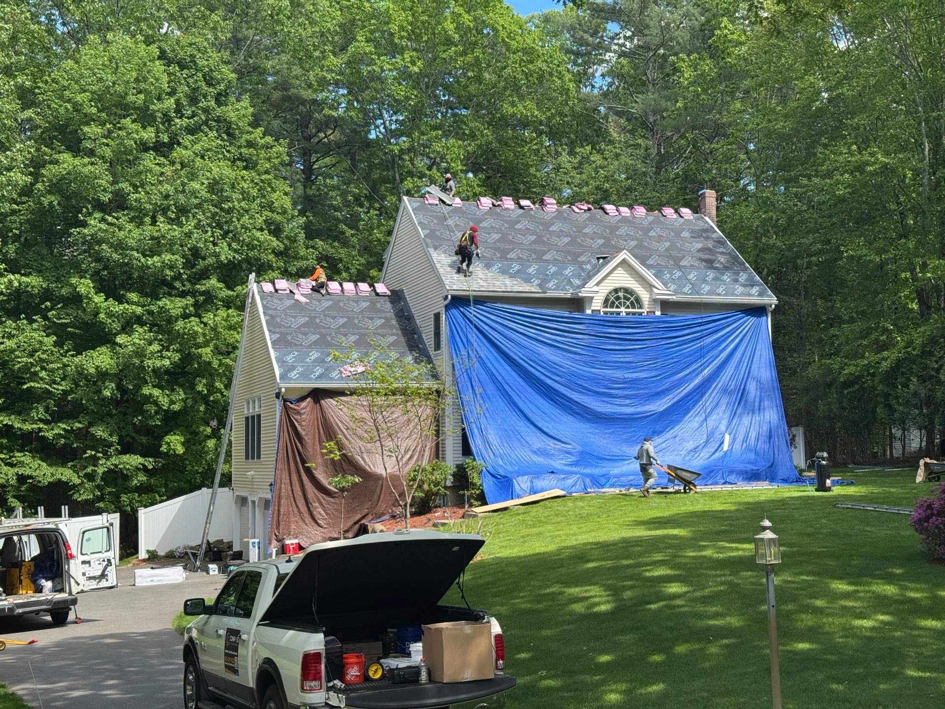 Roof Replacement in Brentwood, NH by Compass exteriors