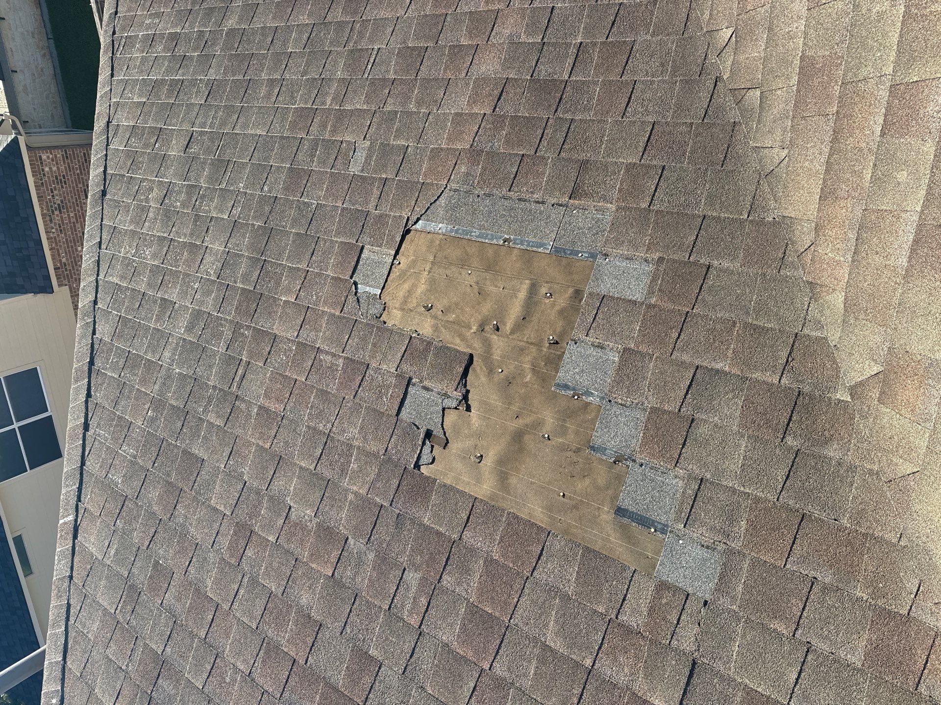 Hail Damage using Owen's Corning Duration (Lifetime) Shingles by Roof Repair Company