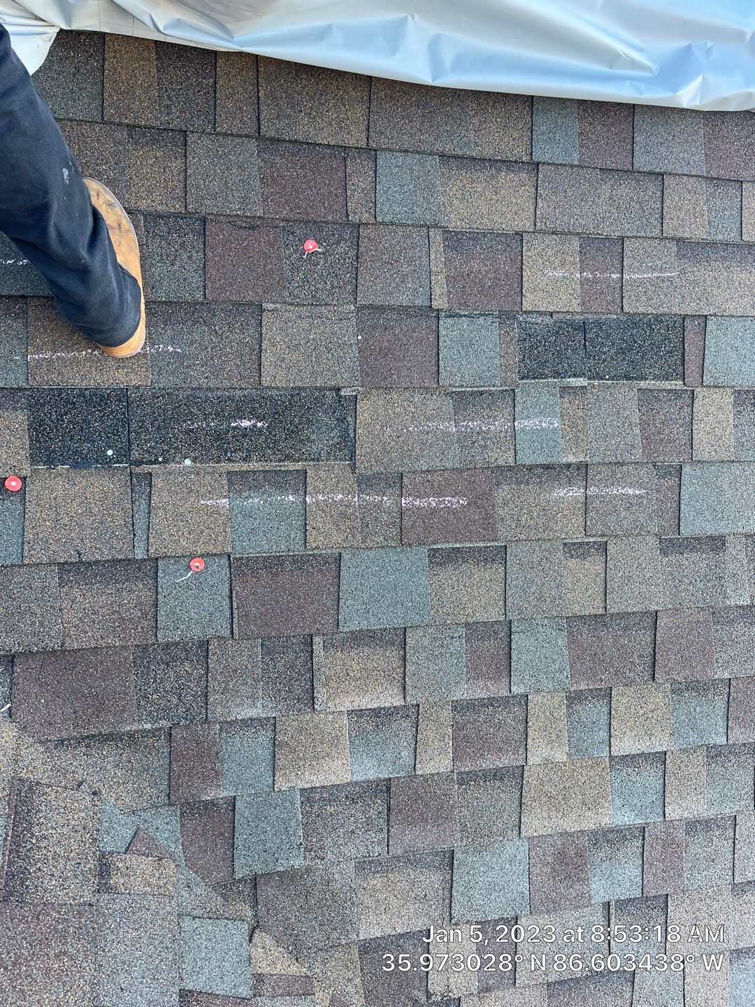 Roof replacement paid for by USAA - Duration shingles in Teak by Undersun Roofing 