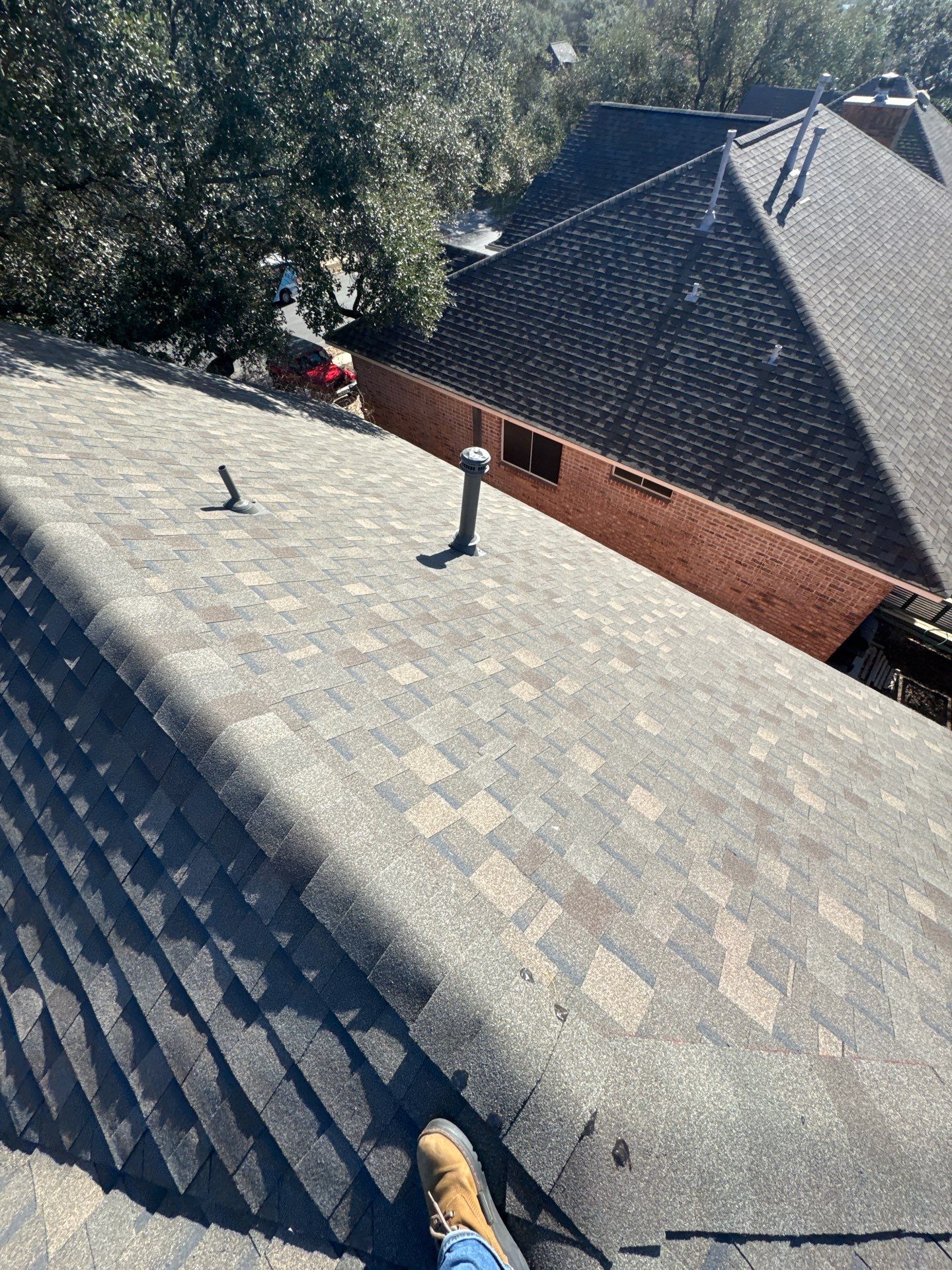 Residential Roof Replacement using ATLAS PROLAM WEATHER WOOD by Elite Roofing LLC