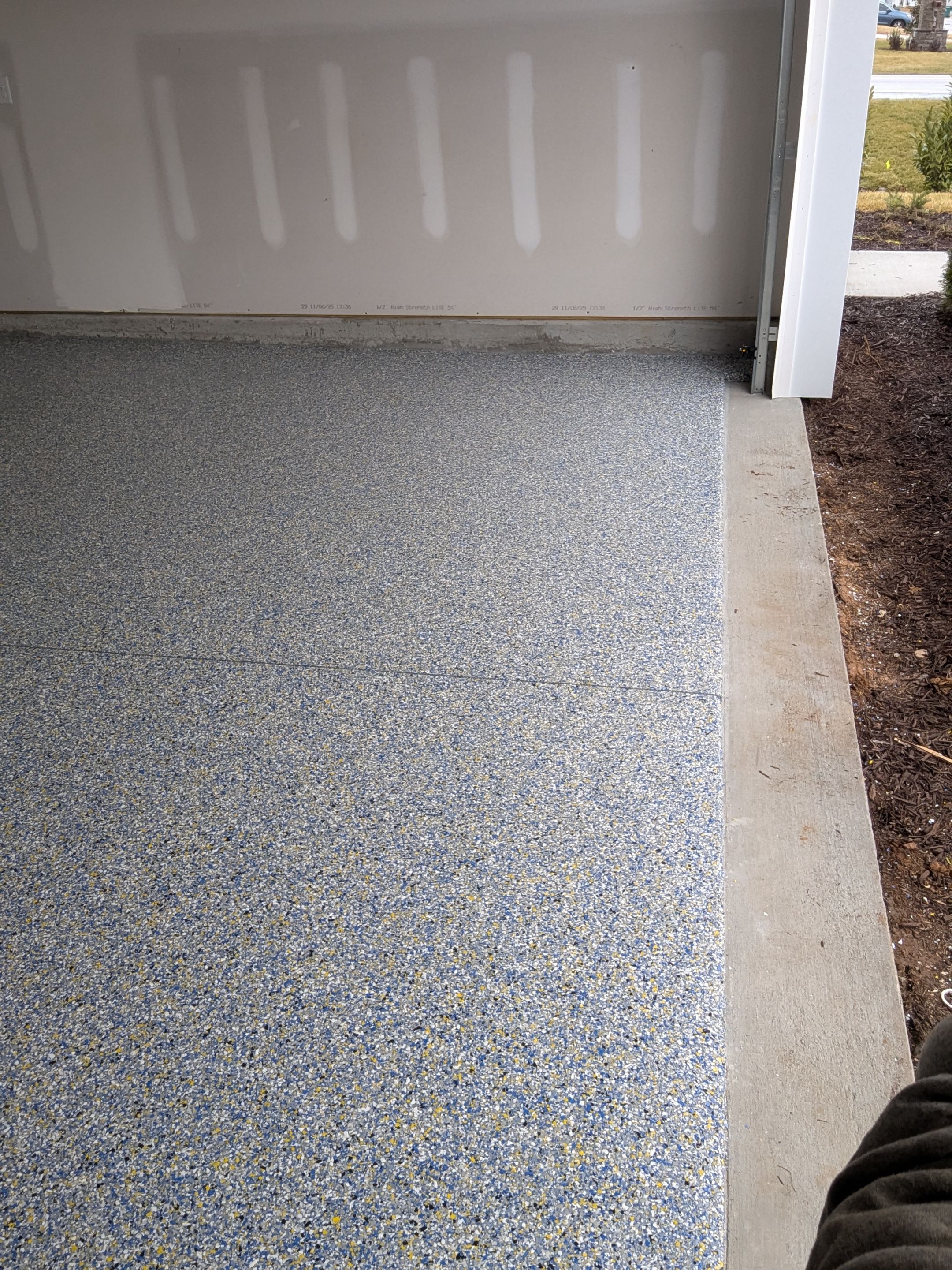 Garage Floor Coating using Custom Color by My Garage Floor Guys