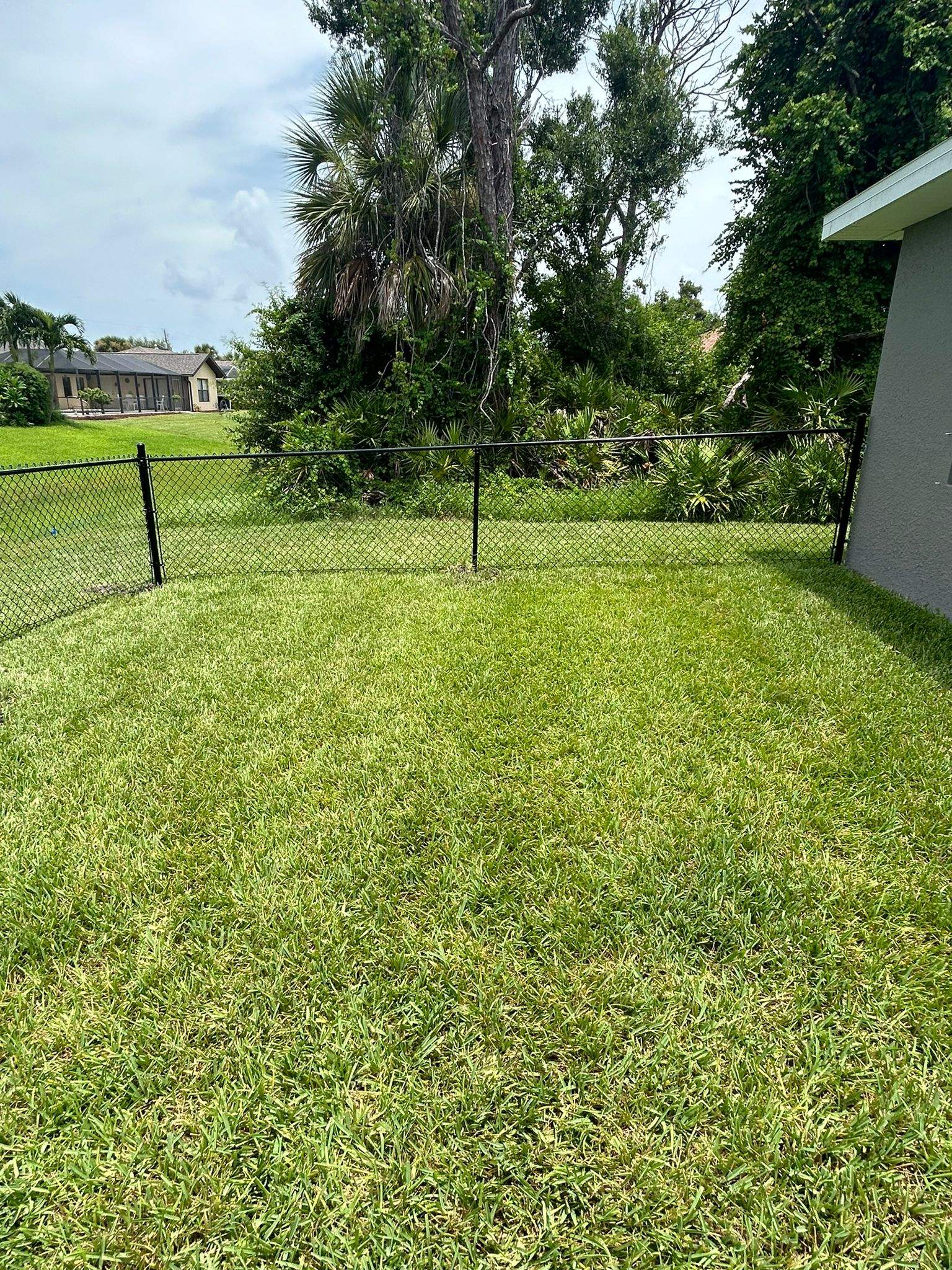 Black Chain Link Fence Installation in Rotonda West by True Fence LLC