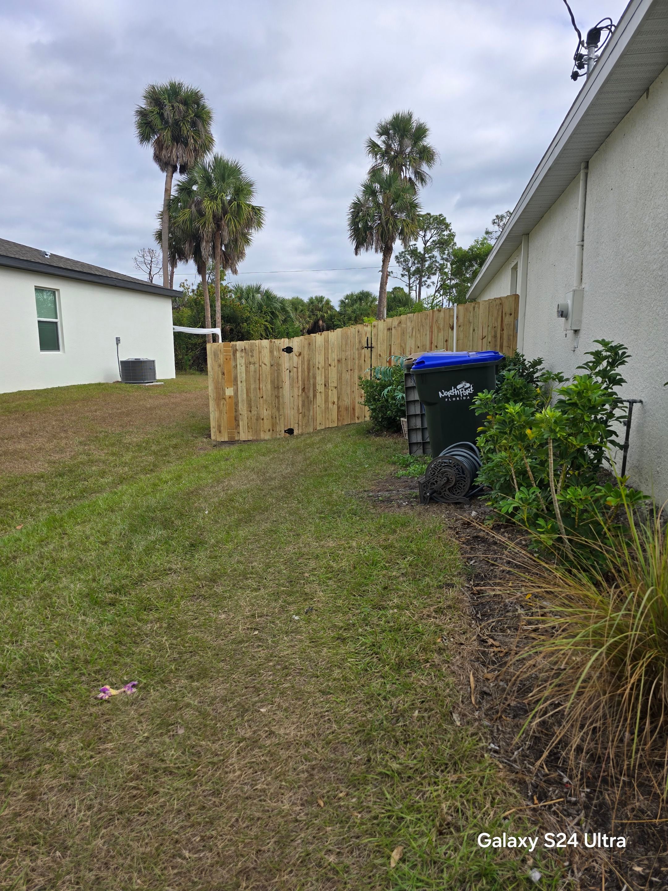 Wood Fence Install in North Port by True Fence LLC