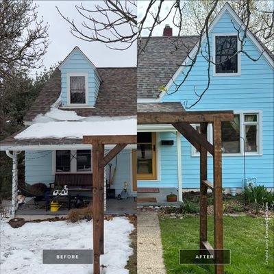 Wood Siding to James Hardie Lap Siding with Custom Paint