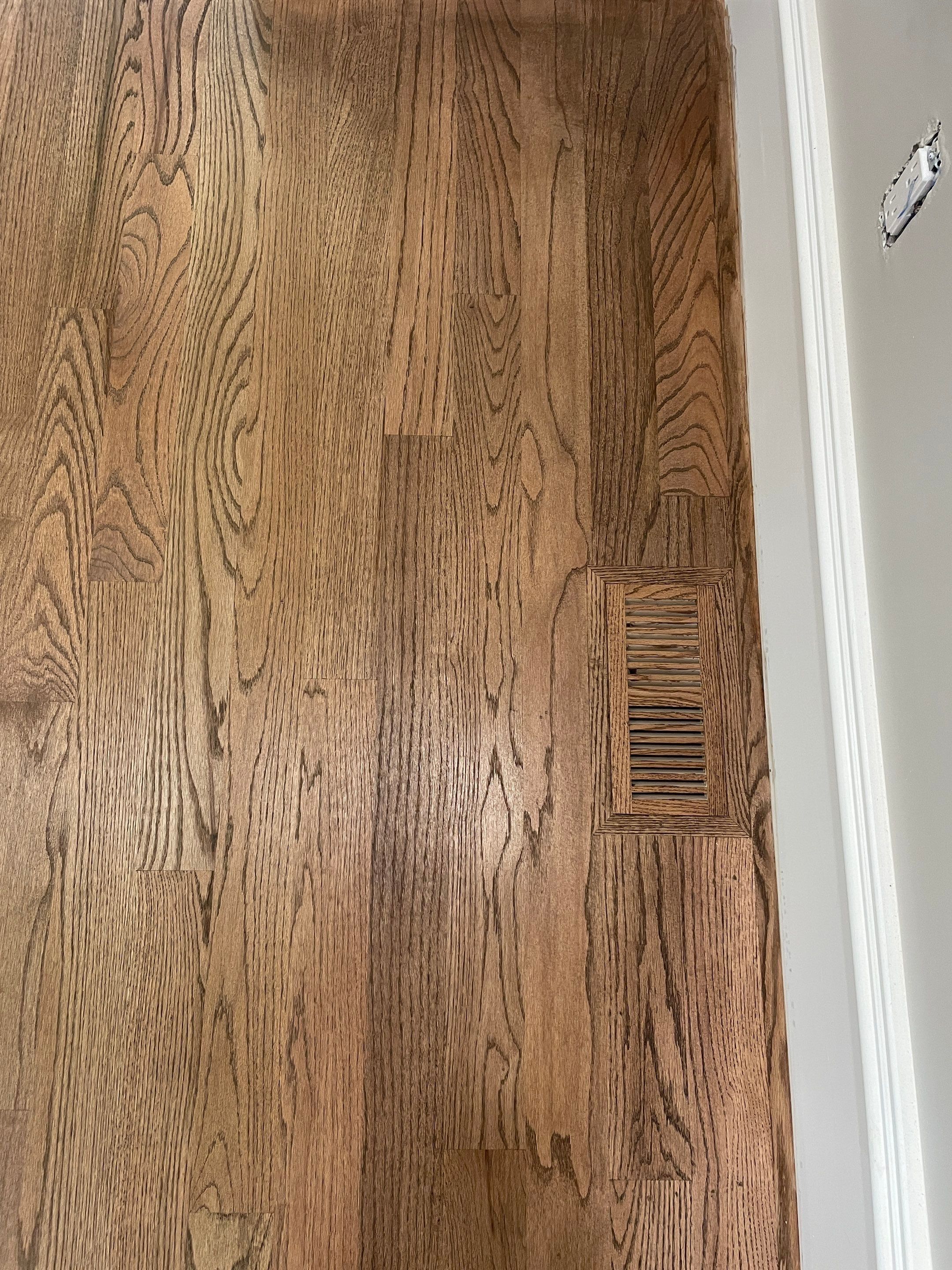 Flooring Installation using Red Oak by Footprints Floors of East Atlanta