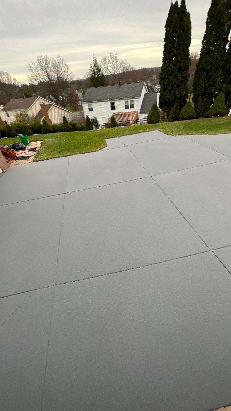 Twilight Driveway Project in Bridgeville by Floors in a Day, Inc