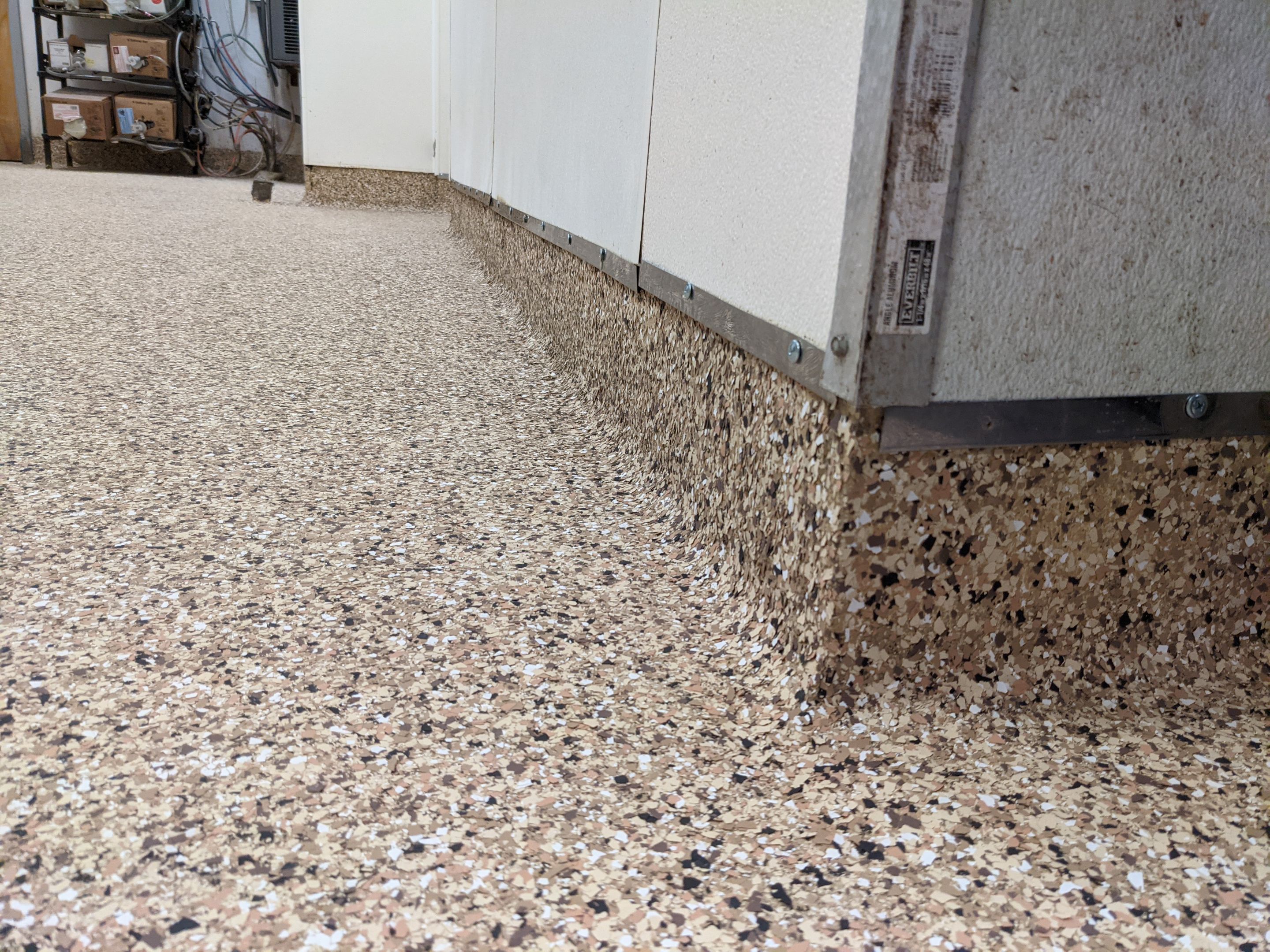 Commercial Floor Transformation using Penntek Evolution System by Croc Coatings, LLC
