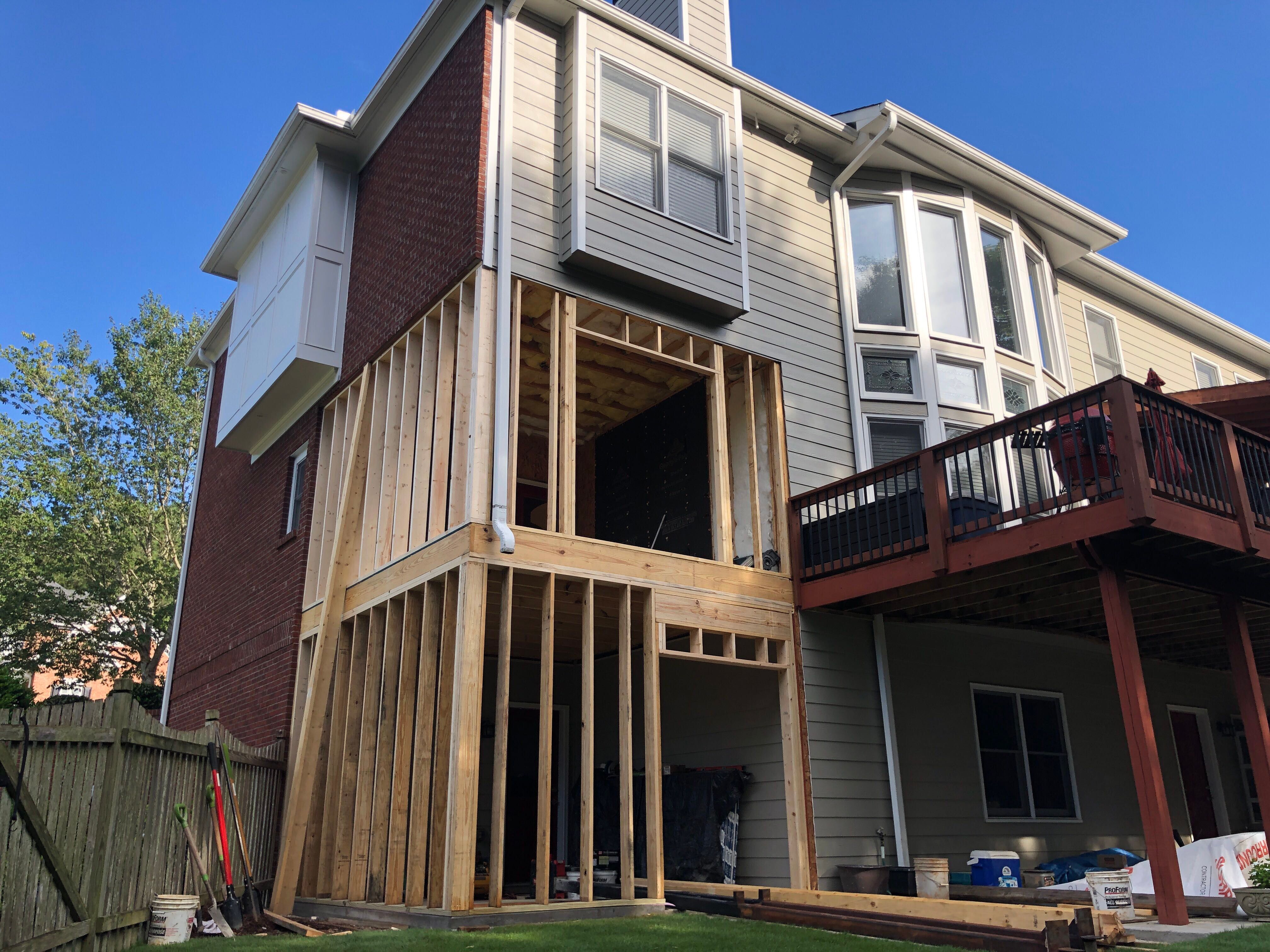 General Exterior Remodeling and Wood-Framed Addition in Woodstock by Swift Home Renovations