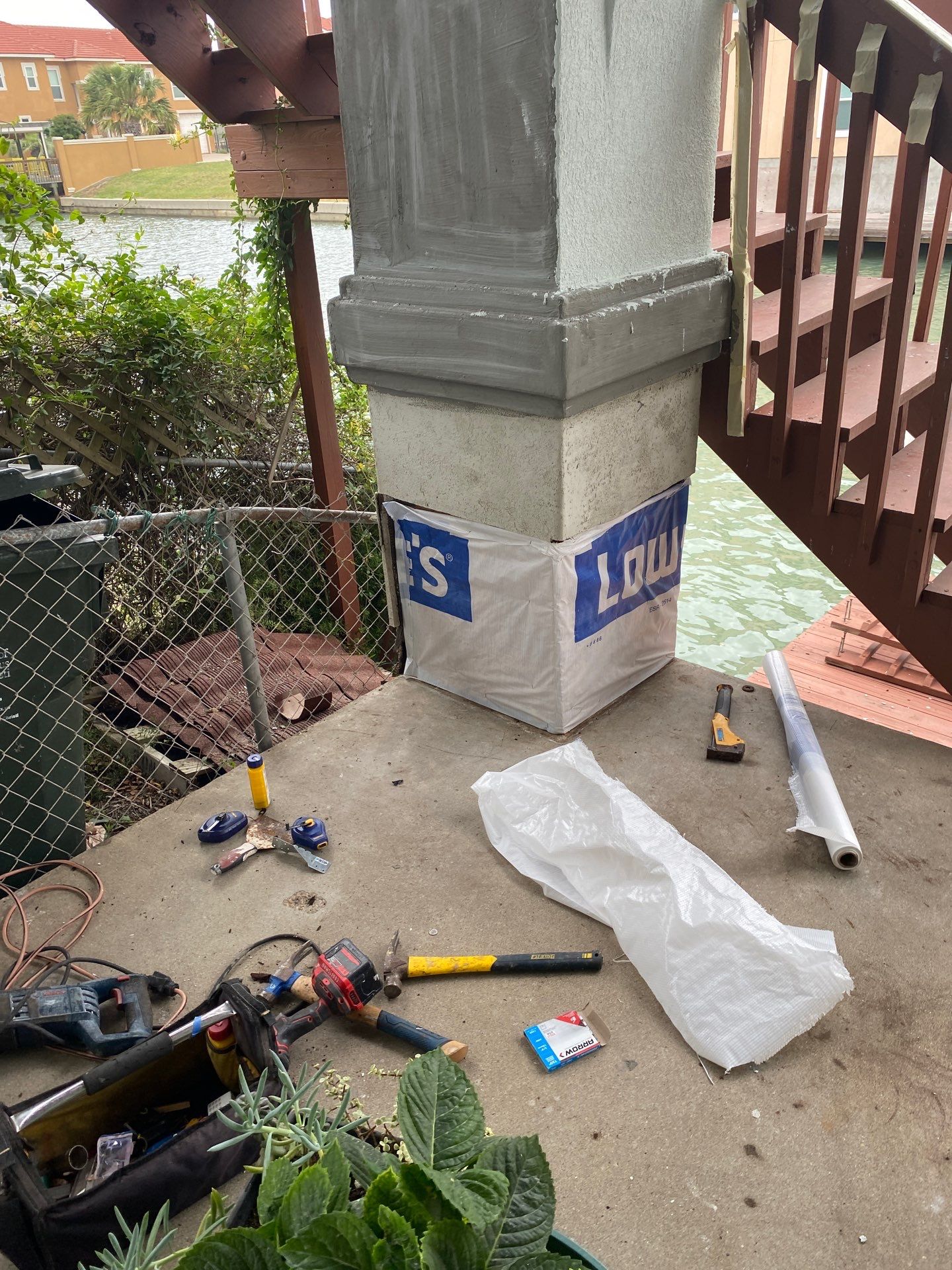 Waterfront Stucco Remastered by Bayfront Roofing and Construction