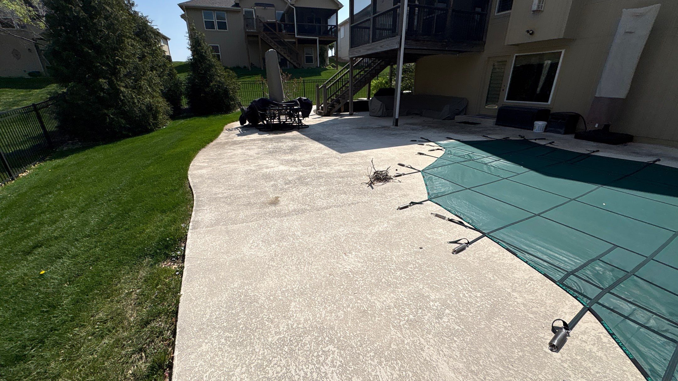 Pool Deck Refresh- Kansas City, MO by Big Red Decorative Concrete, LLC