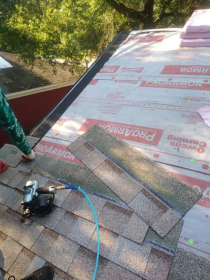 Residential Roofing Installation using Roof Replacement by American Roofing & Construction LLC
