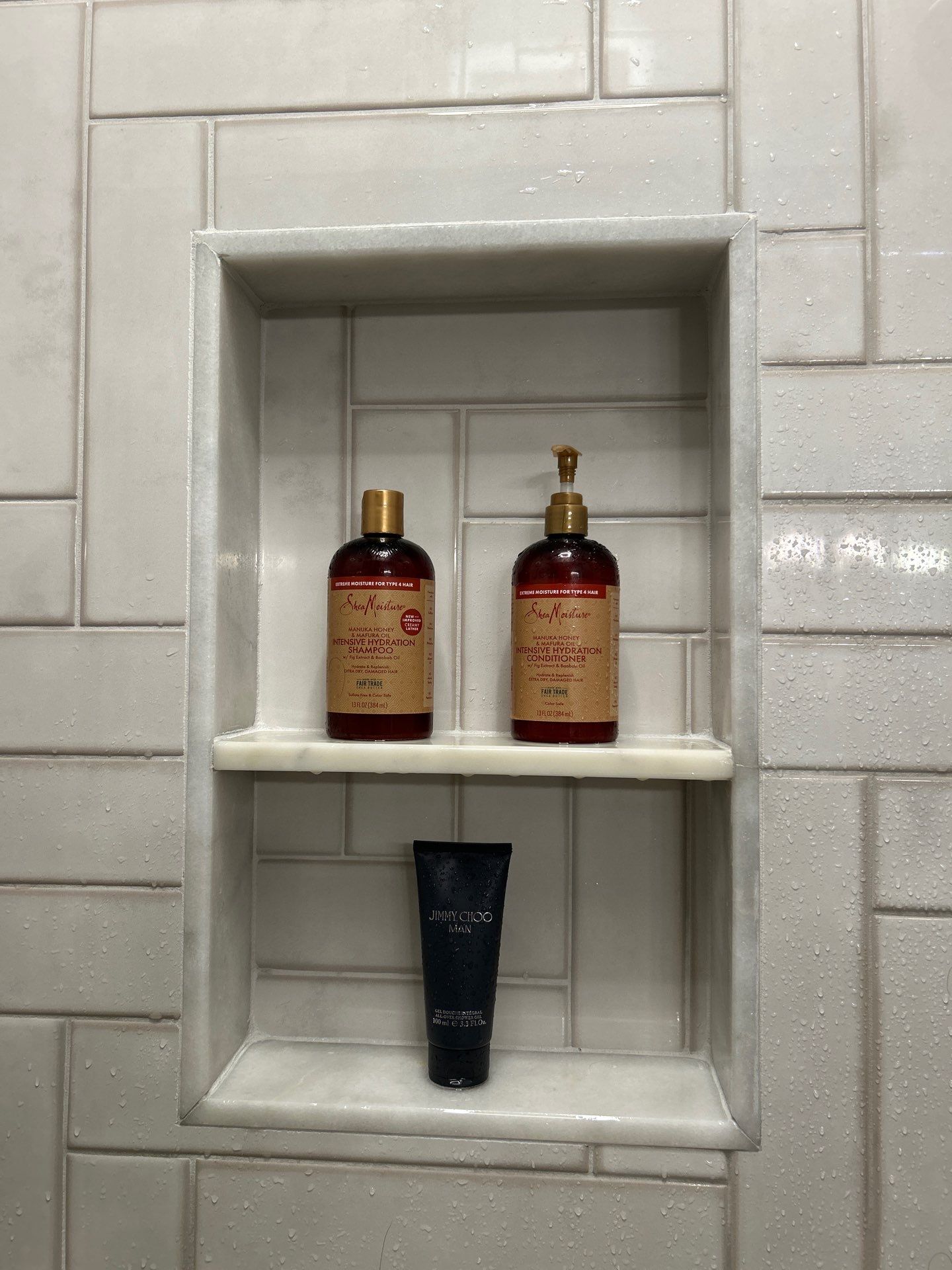 Herringbone Tile Shower! by Footprints Bath and Tile of East Atlanta