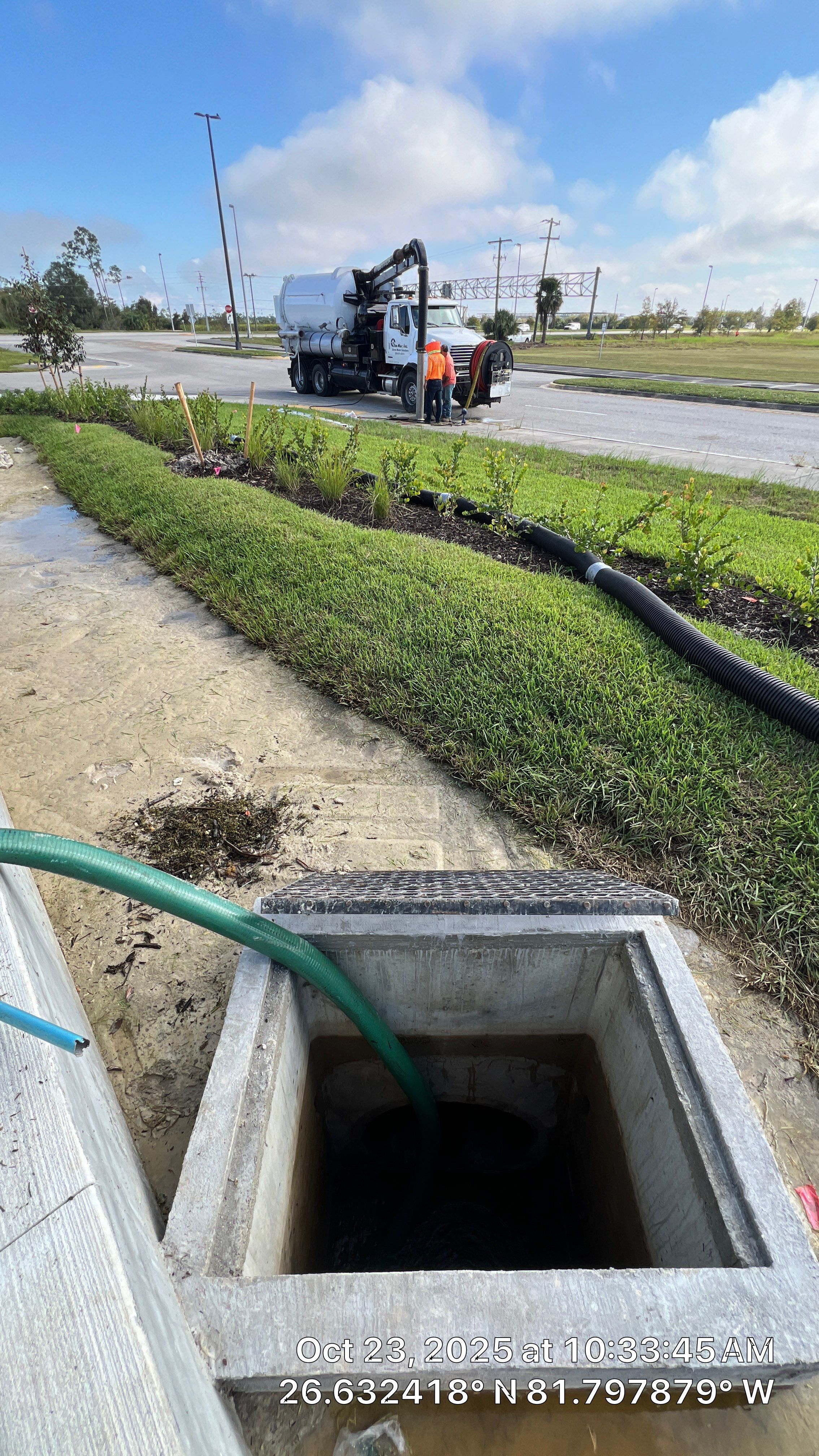 Coffee Rush Fort Myers with PRS by Don Mar, Inc. Storm Water Solutions