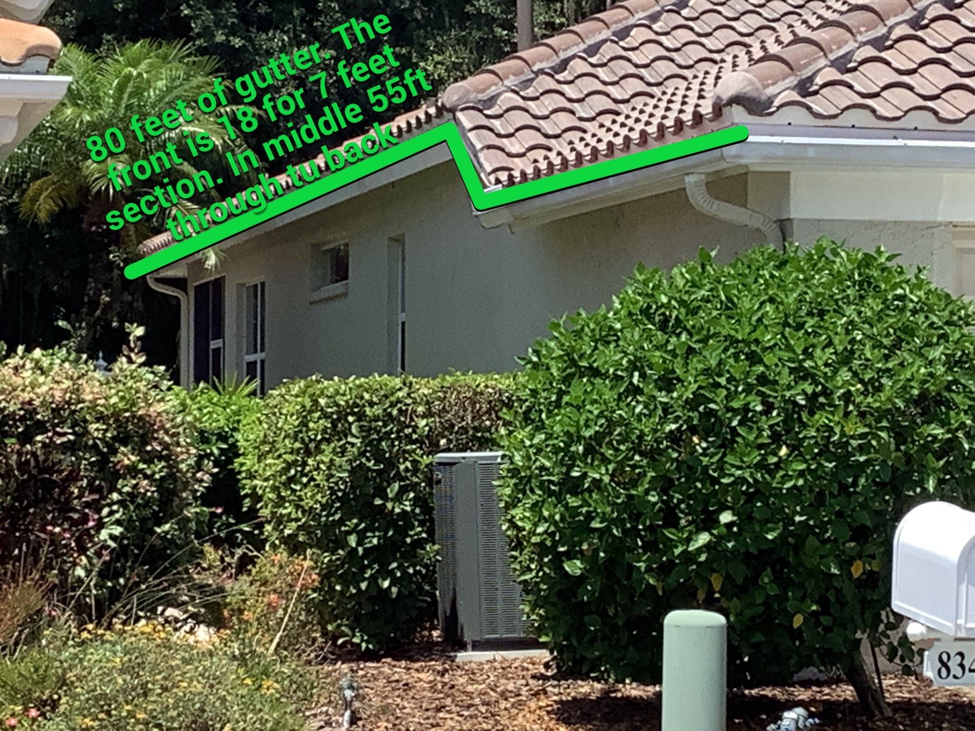 Aluminum Seamless Gutters using 6 Inch Seamless Gutters in Sarasota FL by Gutter Professors