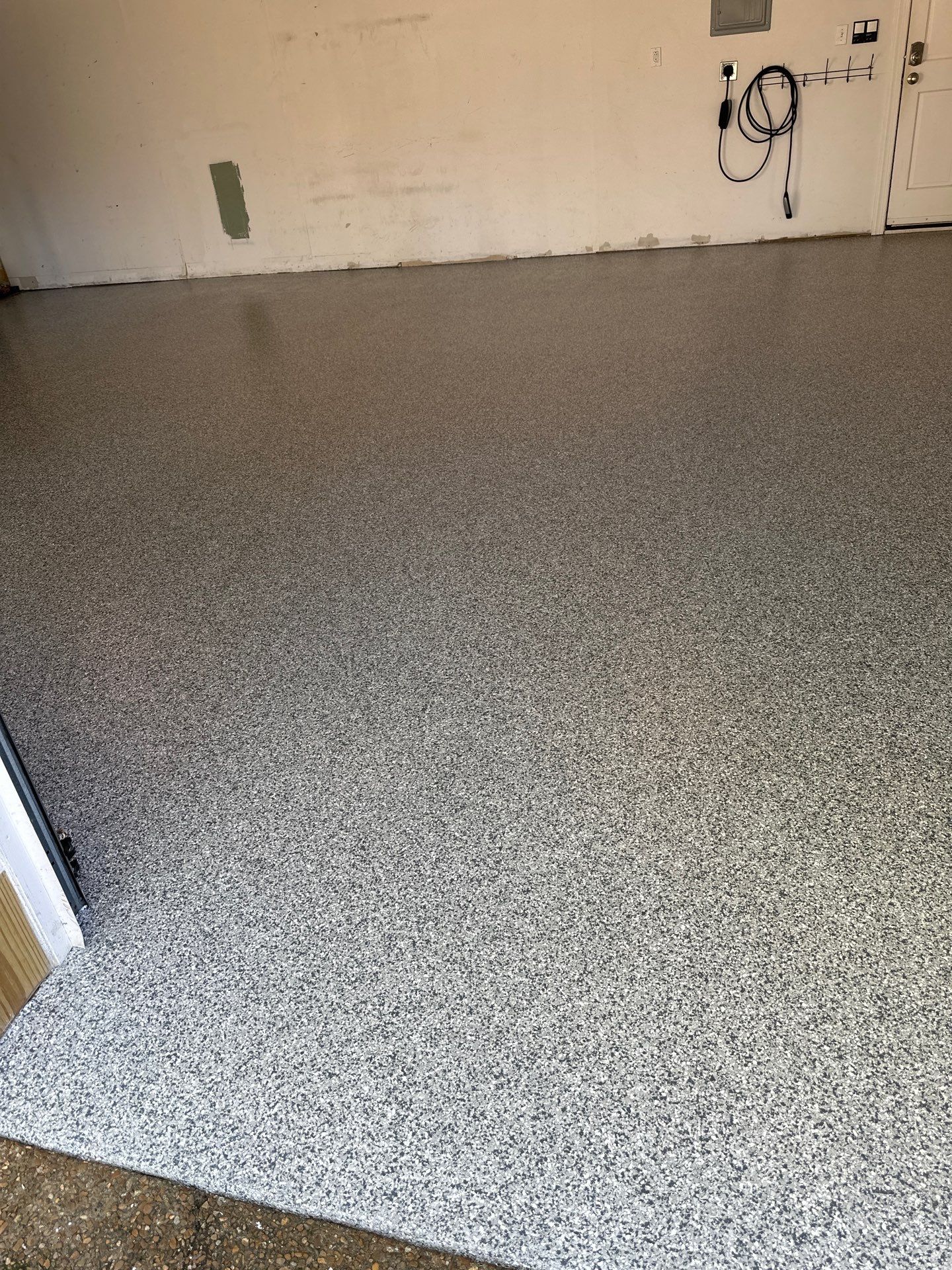 Garage Floor Coating using Gravel by My Garage Floor Guys