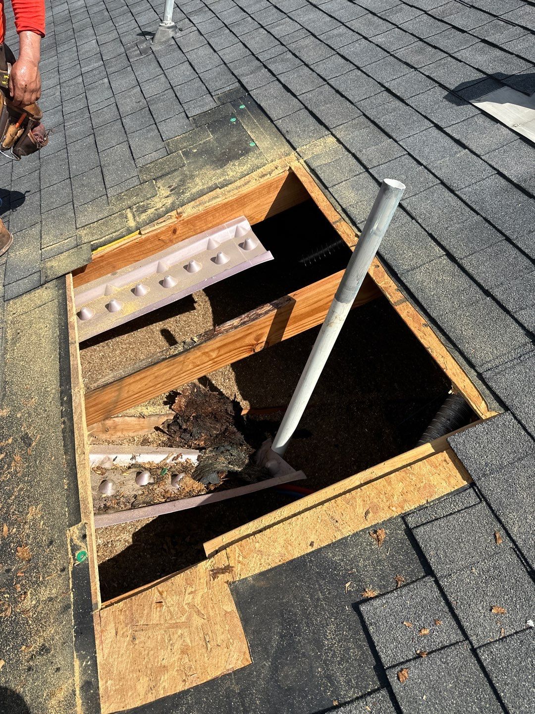 Hail Damage using Owen's Corning Duration (Lifetime) Shingles by Roof Repair Services LLC