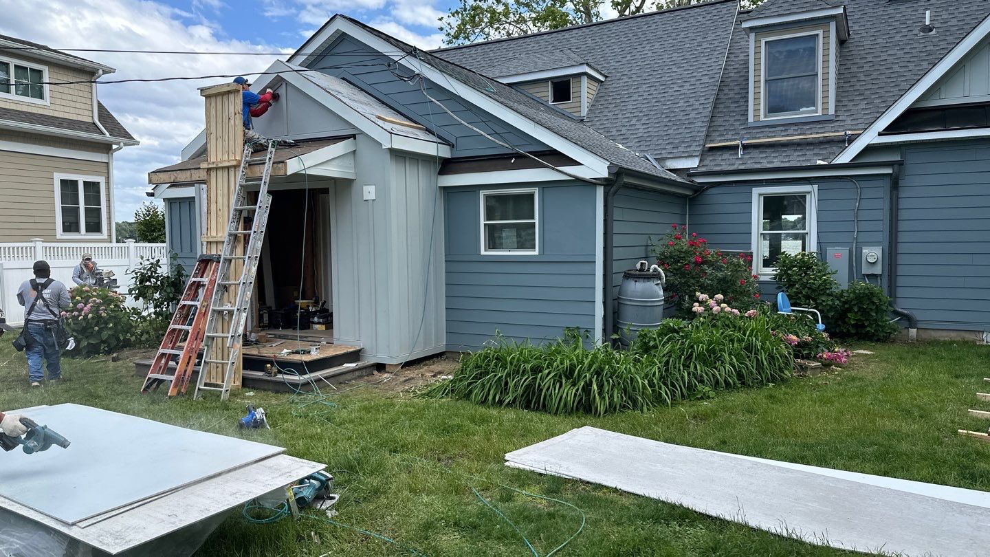 Siding Installation using JH Batten Smooth, JH Smooth Plank STMT, and JH Panel Smooth by ExteriorPros