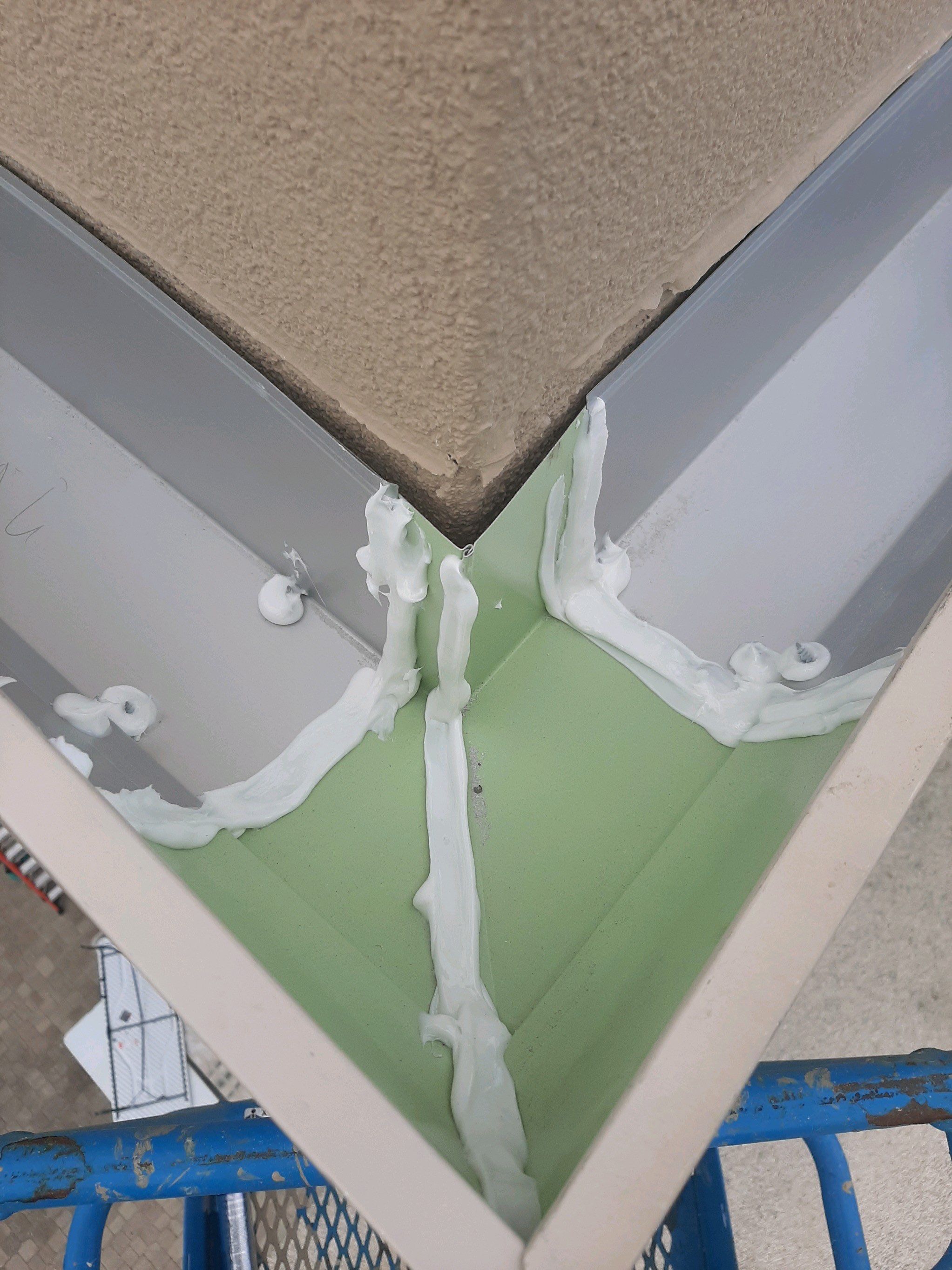 Gutter Installation using Wicker Color K-Style Gutters by Gutter Professors
