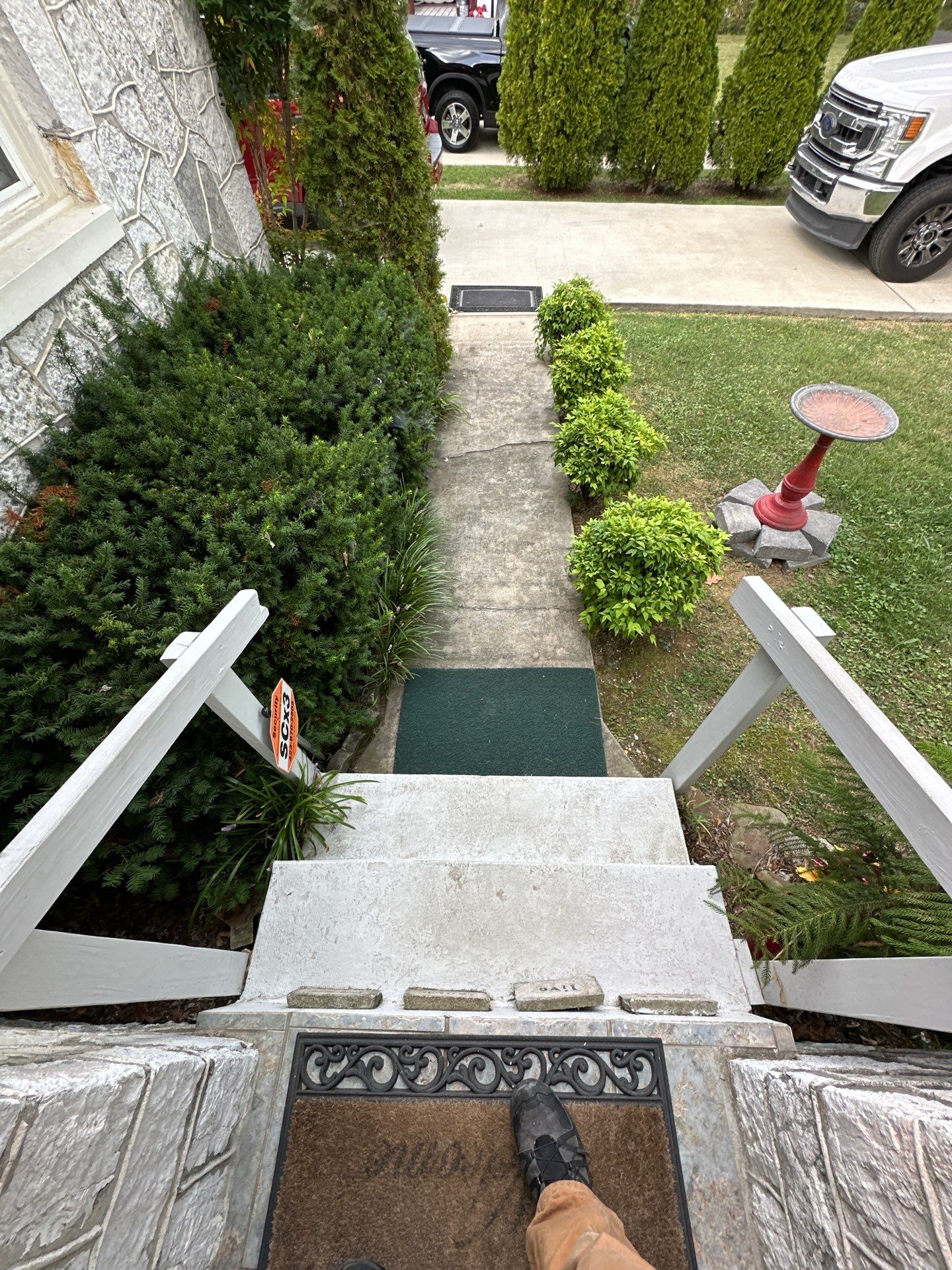 Front Porch using Gravel by Elite Floor Solutions