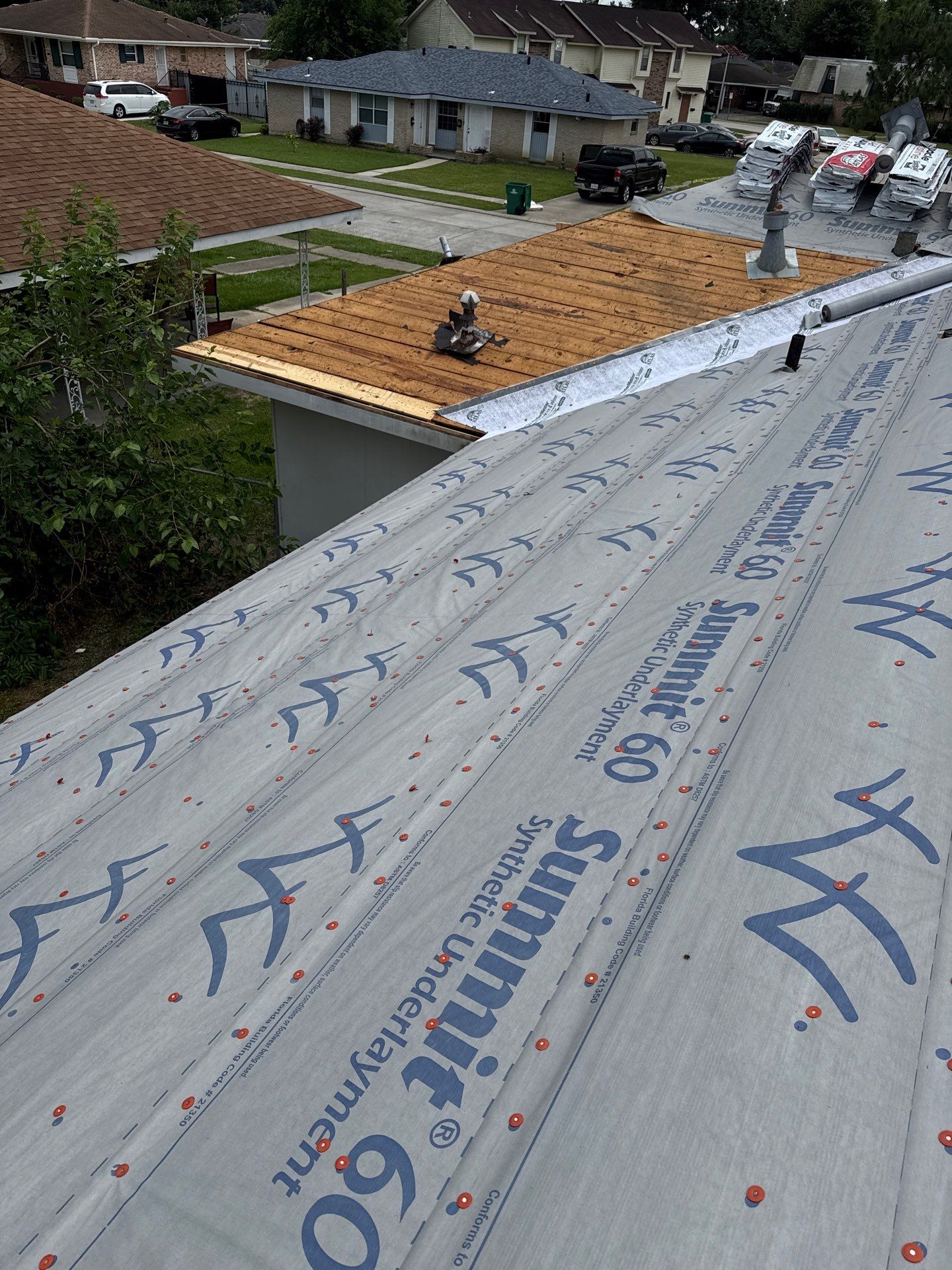 Project in Terrytown by Robertson Roofing & Siding Inc