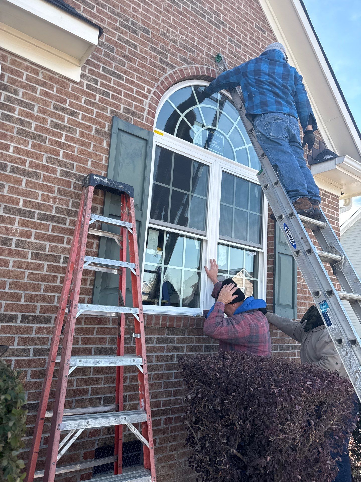 New windows and Exterior Paint by Karcher Roofing & Construction