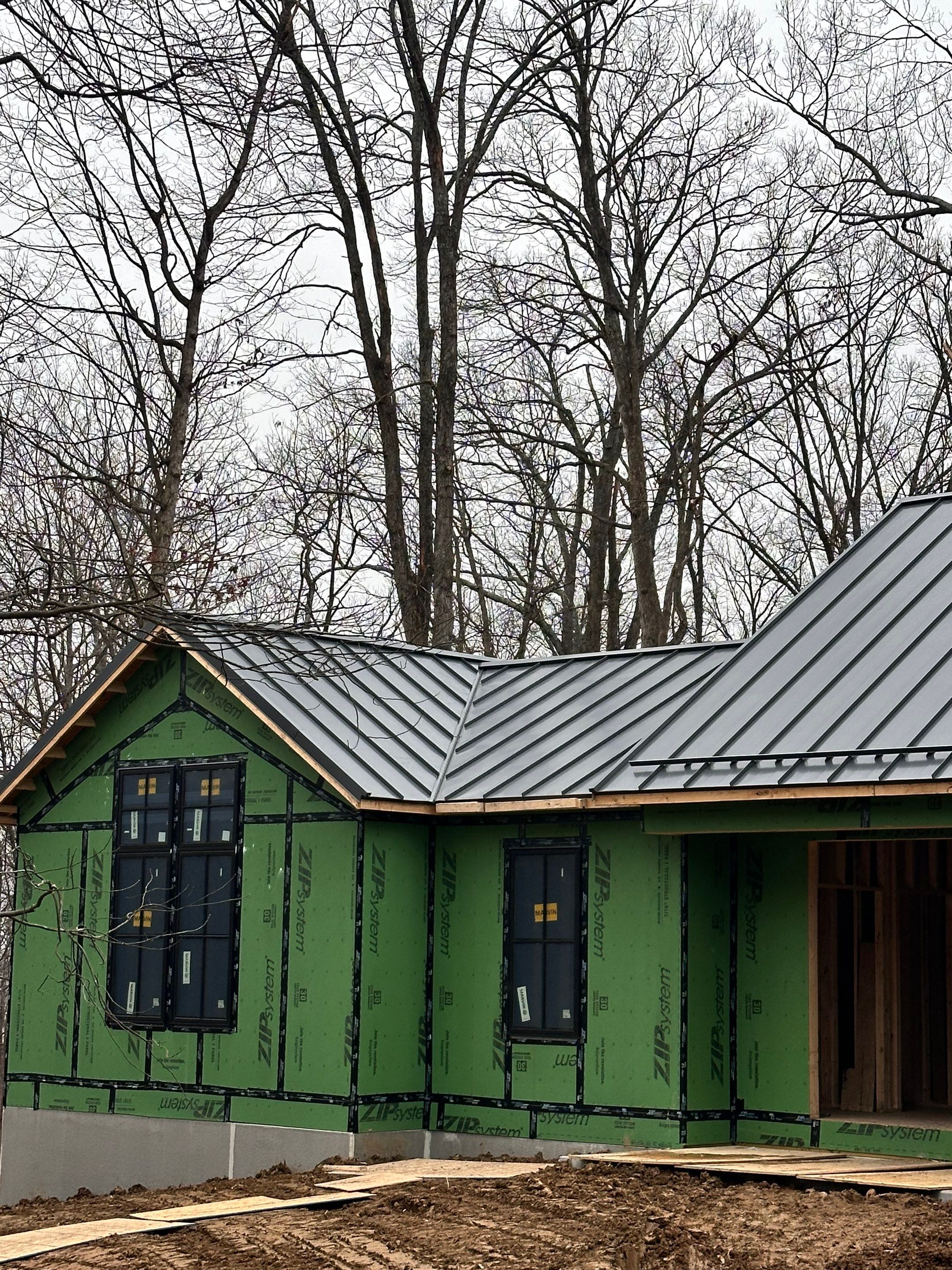 Standing Seam  using Everlast Standing Seam 24 Gauge  by Teflon Roofing