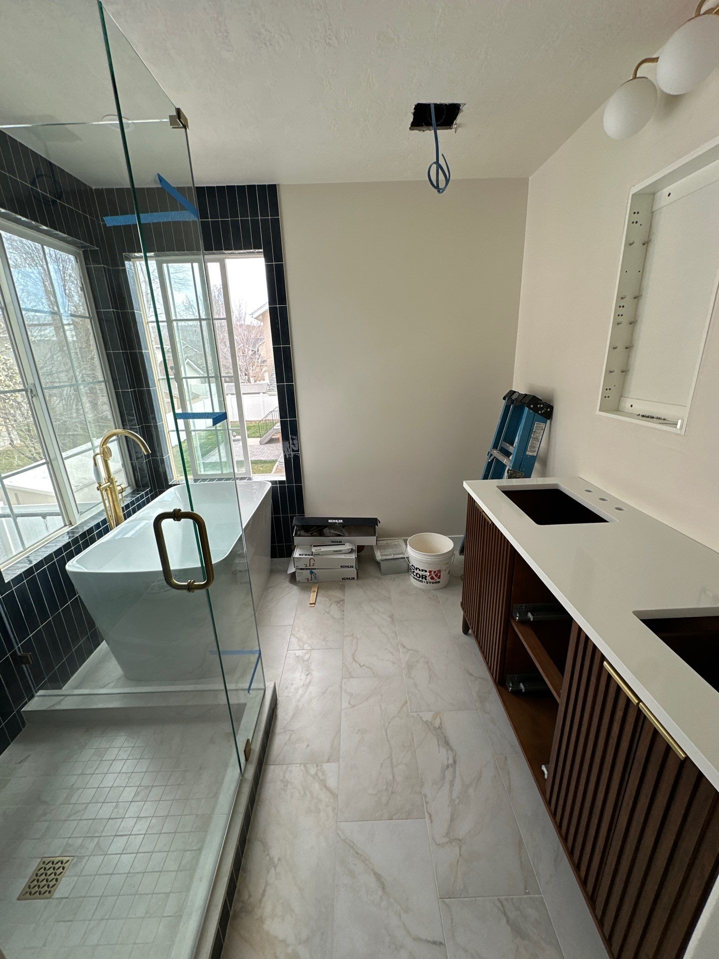 Master Bathroom & Basement Bar Project in Draper by Rudd Builders LLC