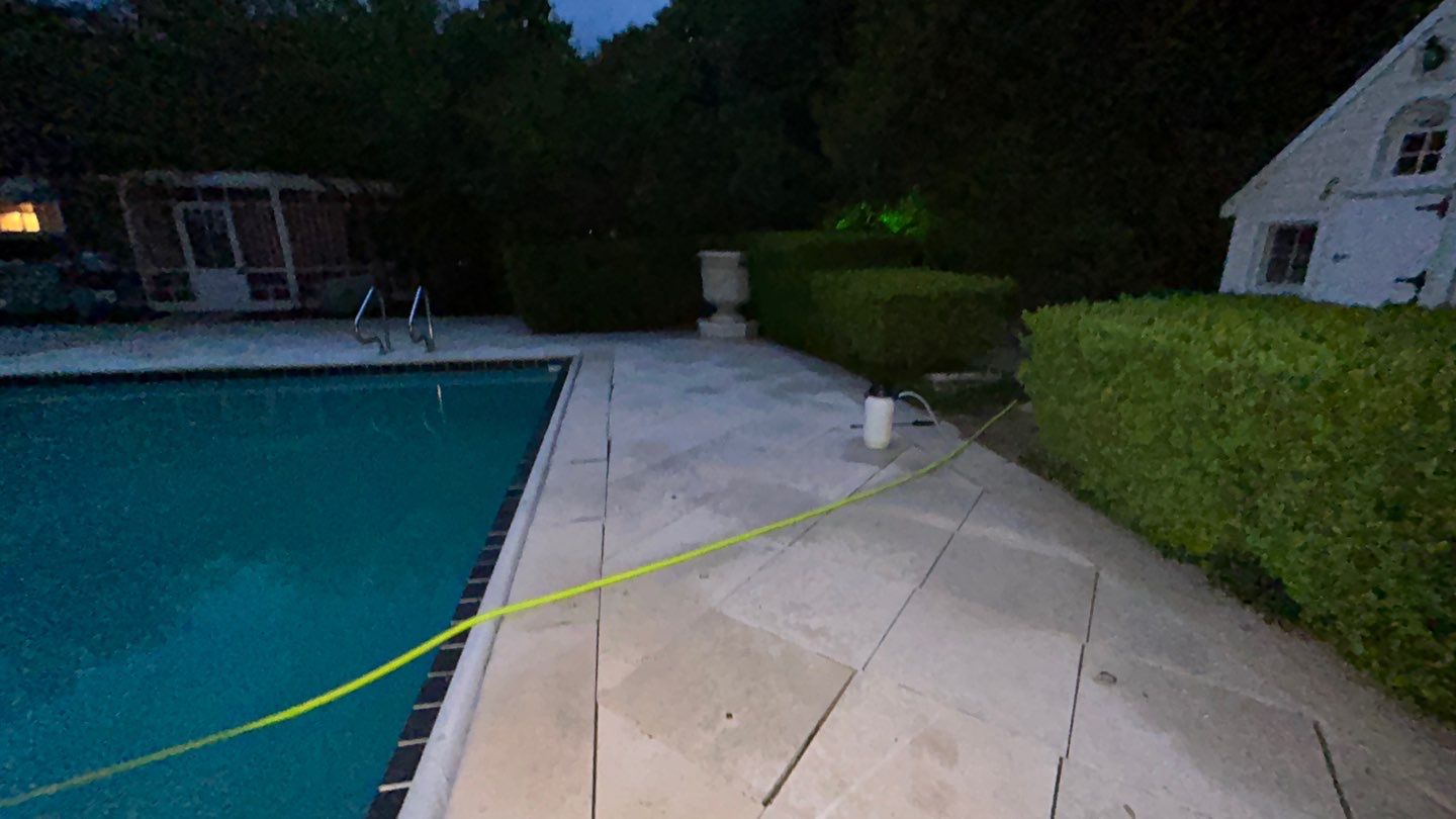 Brick paver clean, sand and seal.  using Algaecide, soft wash soap by Northern Power Washing LLC.