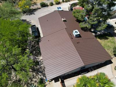 Weathered Rust Standing Seam