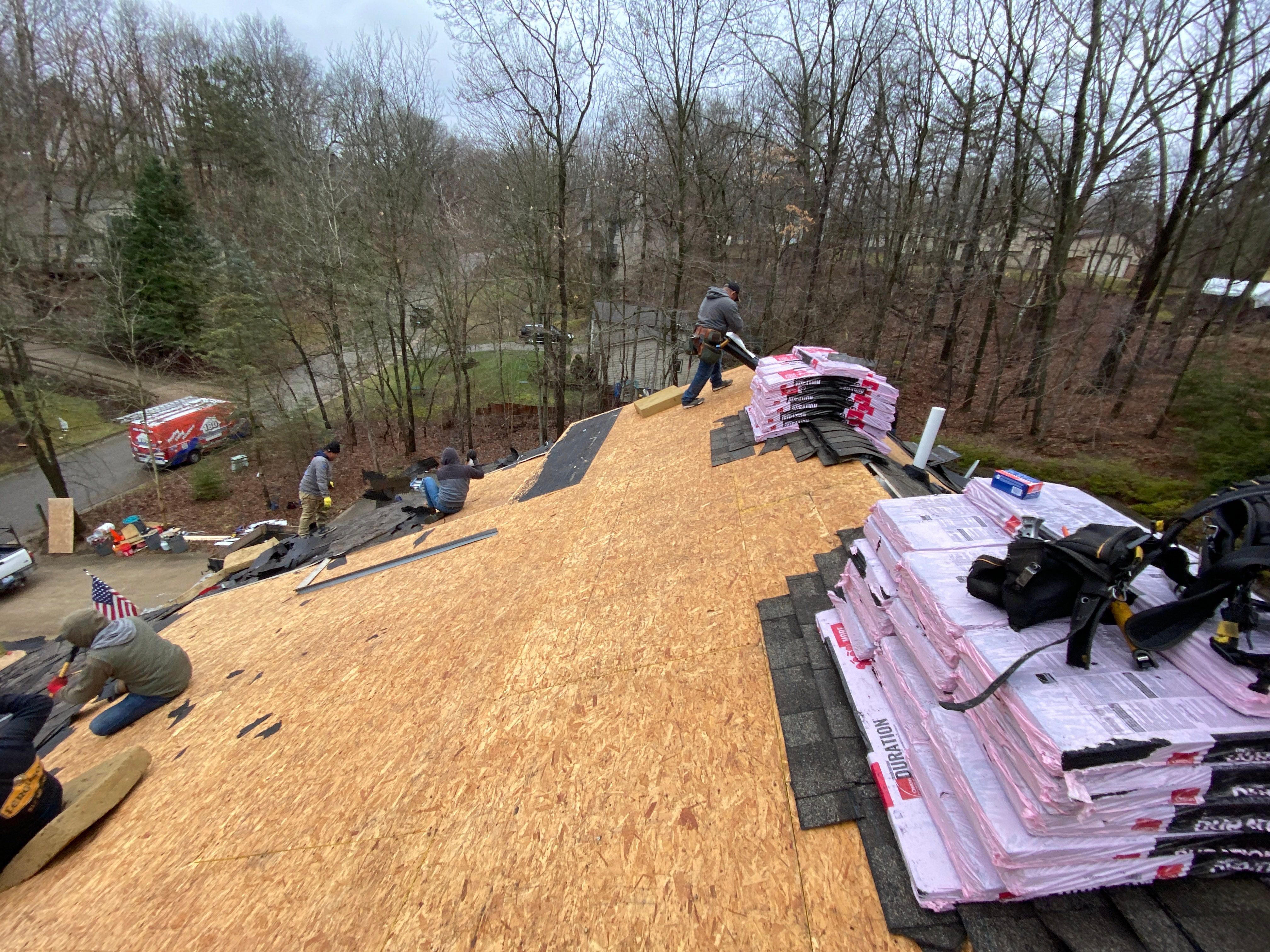 Roof Replacement using Owens Corning by 180 Contractors