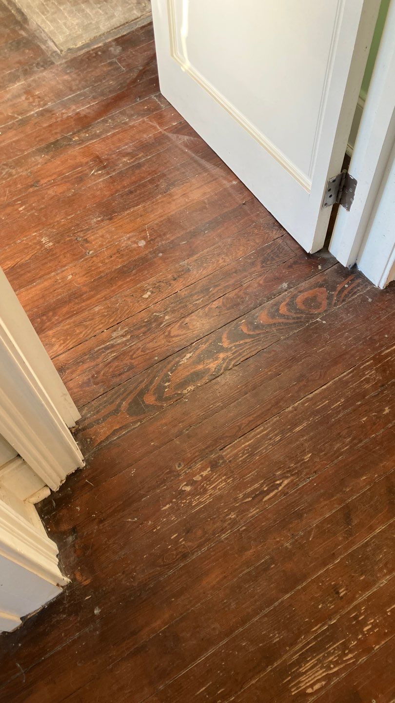Hardwood Refinish and repair by Footprints Floors of Nashville