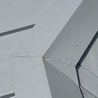 24ga 1.5" Mechanical Seam Regal White  by Total Roofing System The Metal Roof Experts