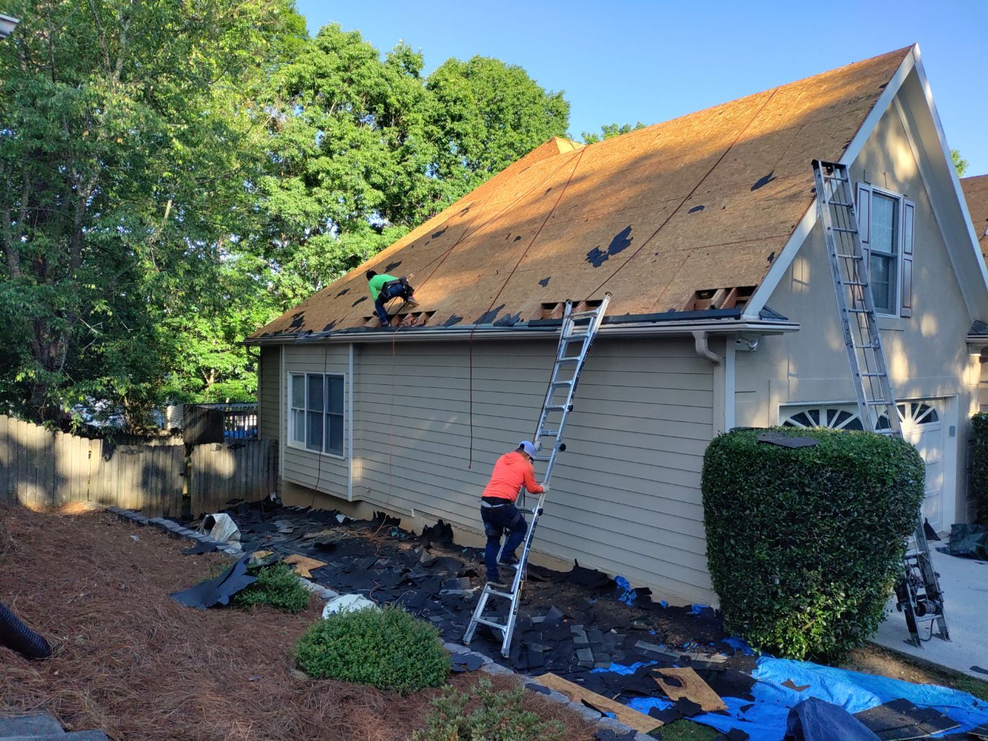 Residential Roof Replacement using Owens Corning Estate Gray by Inspector Roofing and Restoration