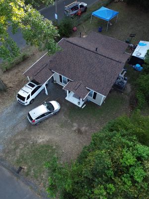 Roof replacement, gutter and interior repair by hail damage