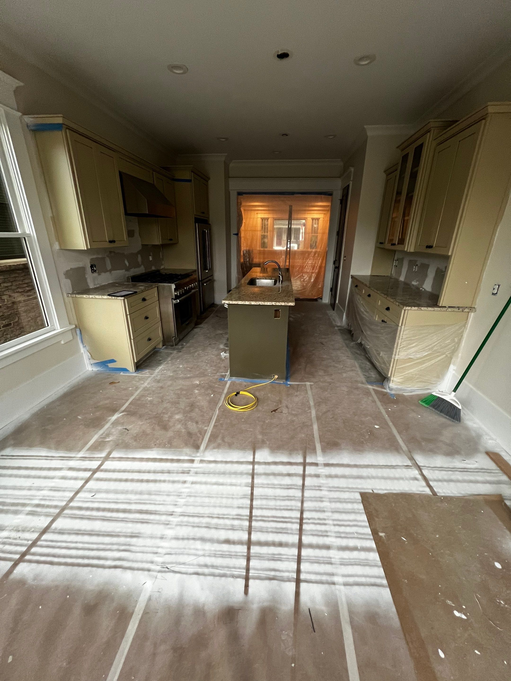 Atlanta Kitchen Renovation with Granite Countertops and Custom Island by Swift Home Renovations