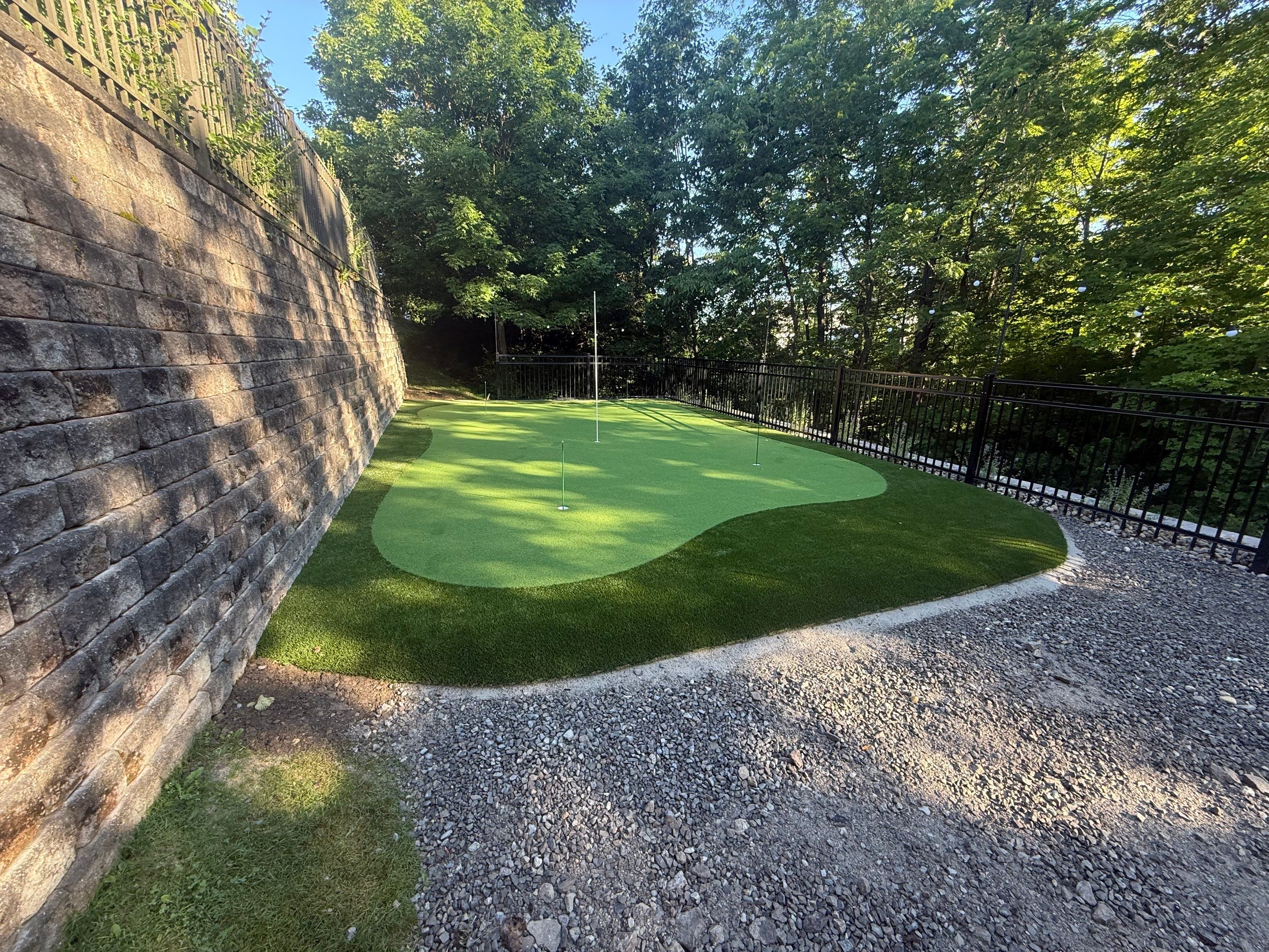 Backyard Green on backyard Sublevel by Southwest Greens Midwest