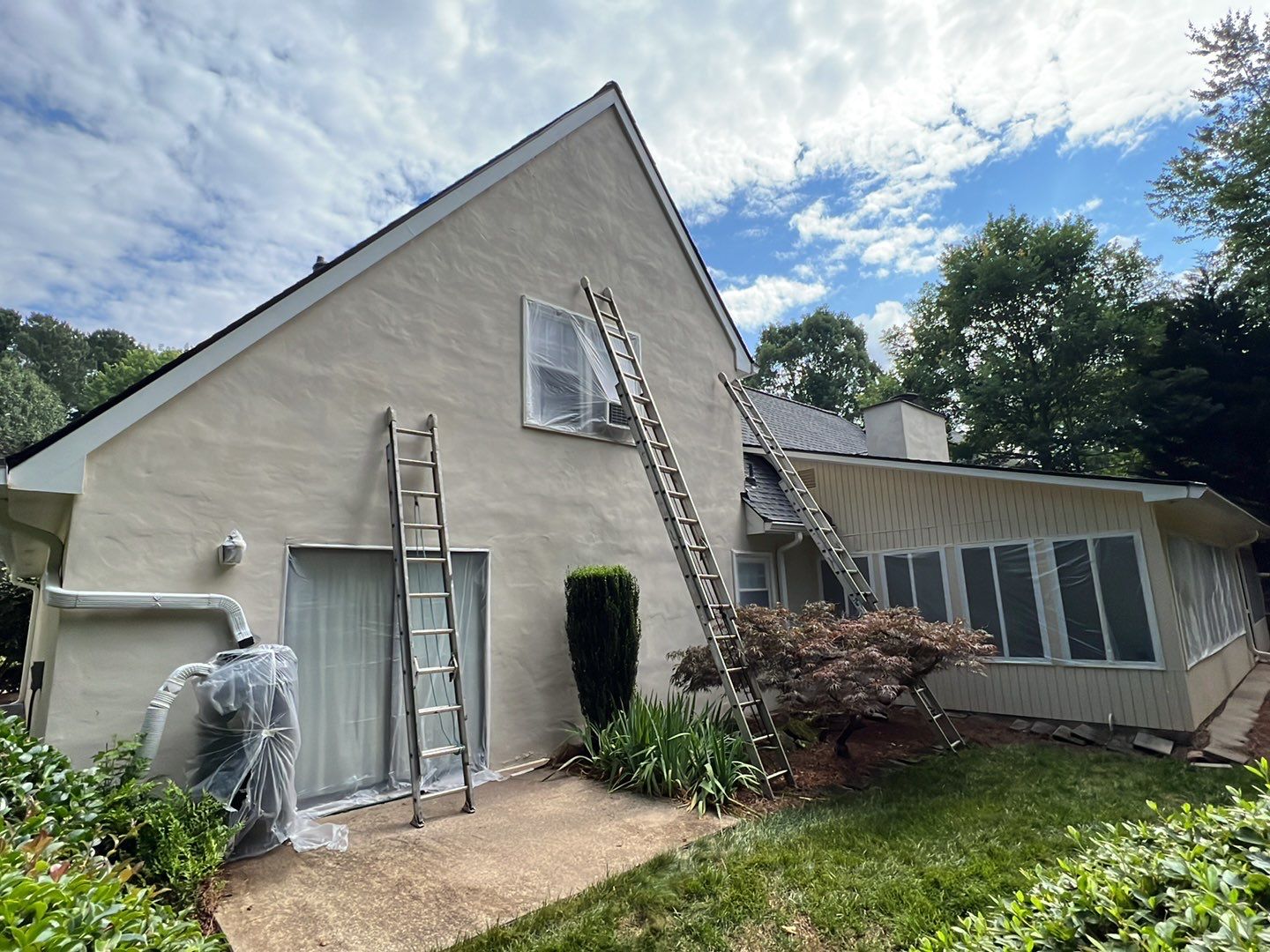 Exterior Home Painting and Shutter Refresh in Marietta by Swift Home Renovations