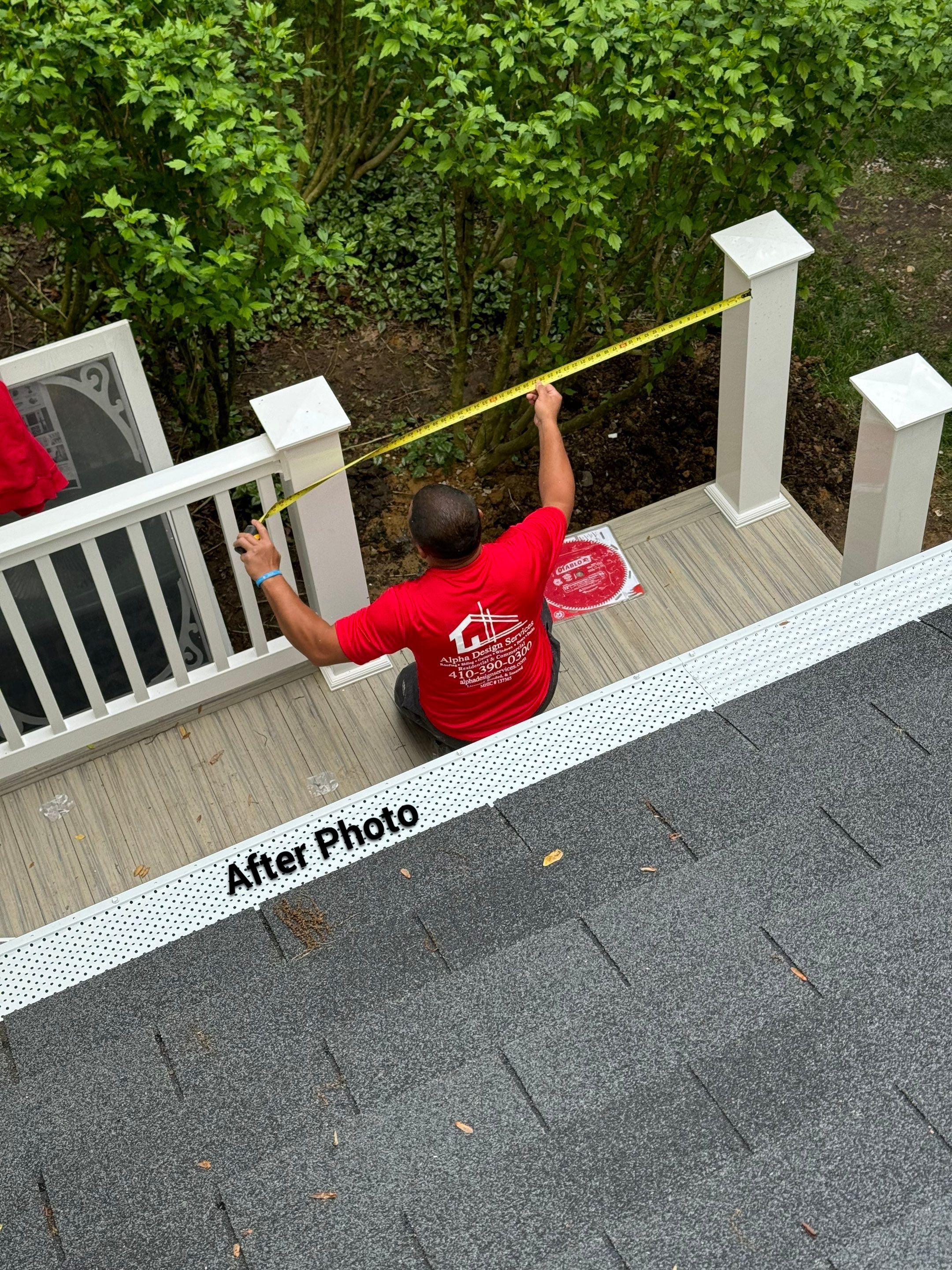 New Screen in cover porch  by Alpha Design Services