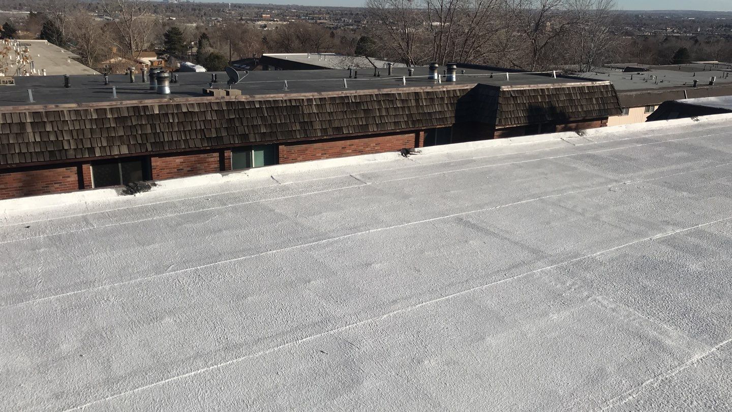 Commercial Roofing Installation using Gaco Silicone Coating  by A to Z Roofing