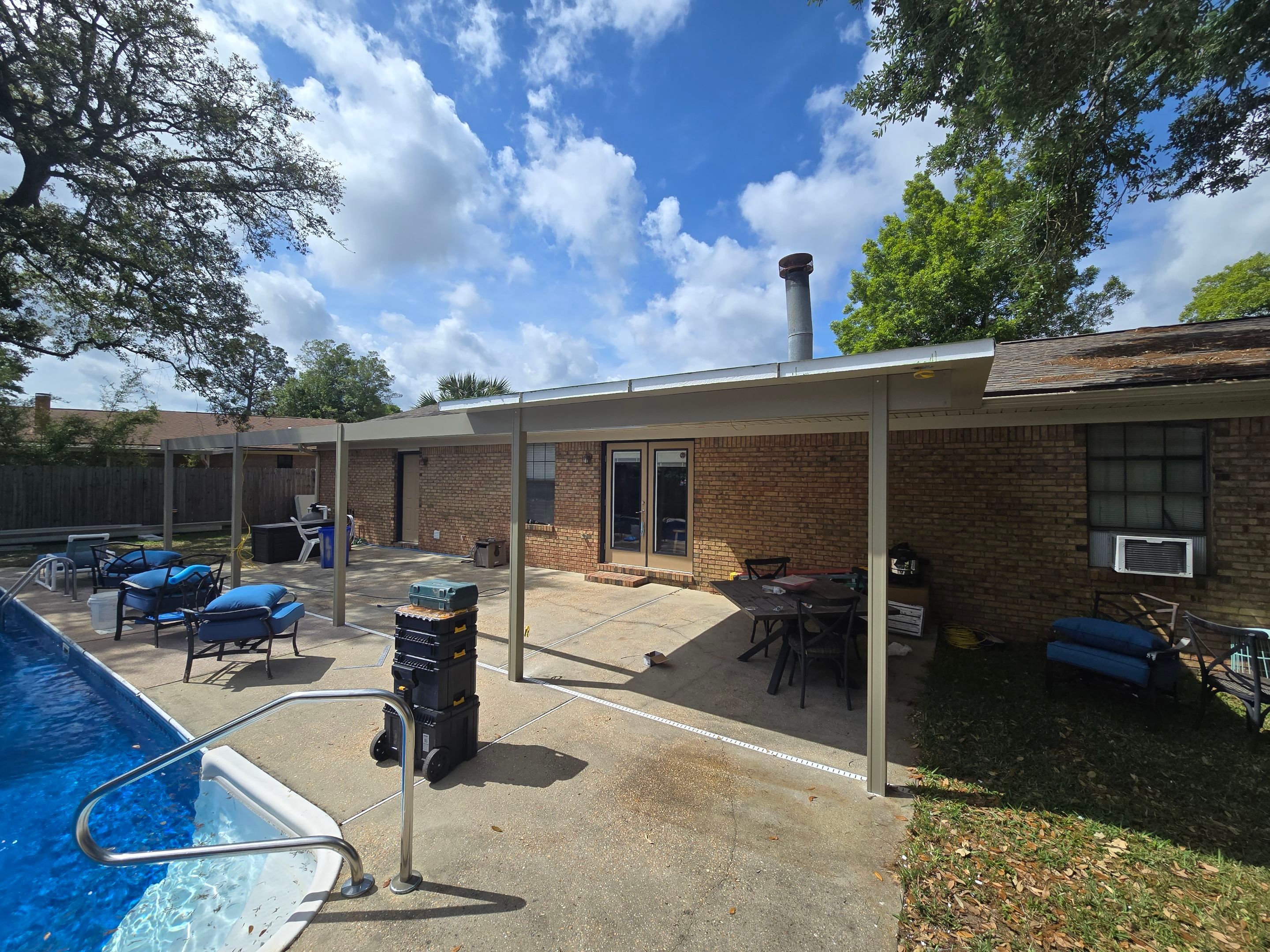 Poolside Patio Cover by Titan Sunrooms