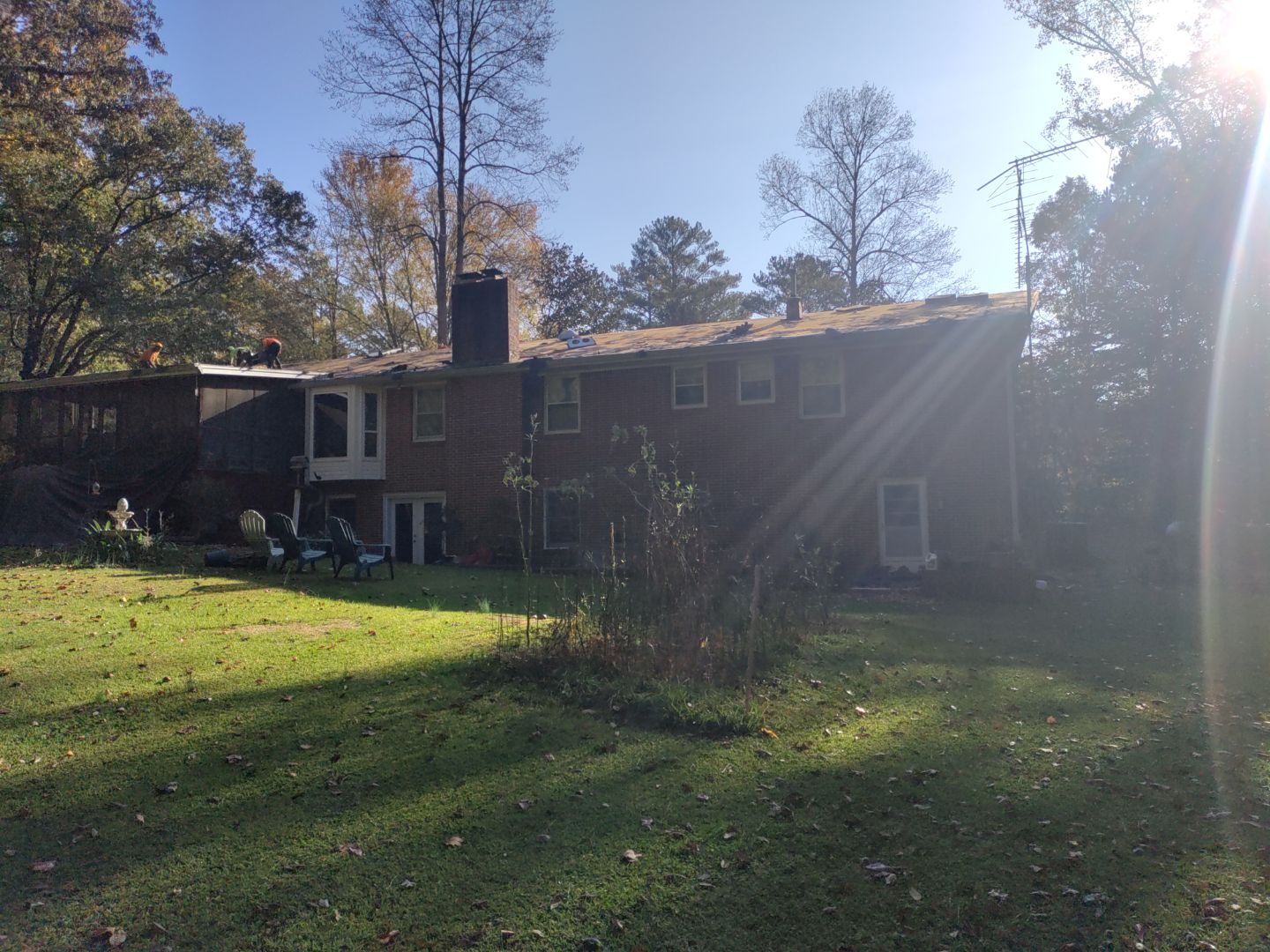 Residential Roof Replacement using Owens Corning Quary Gray by Inspector Roofing and Restoration