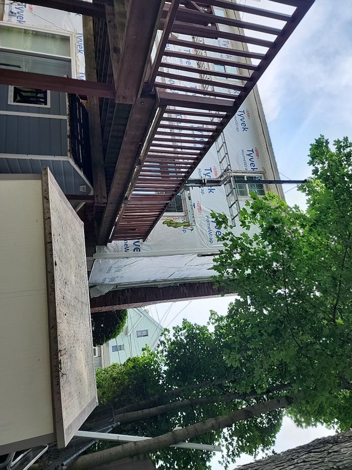 Deck and siding in newton, MA by UBrothers Construction