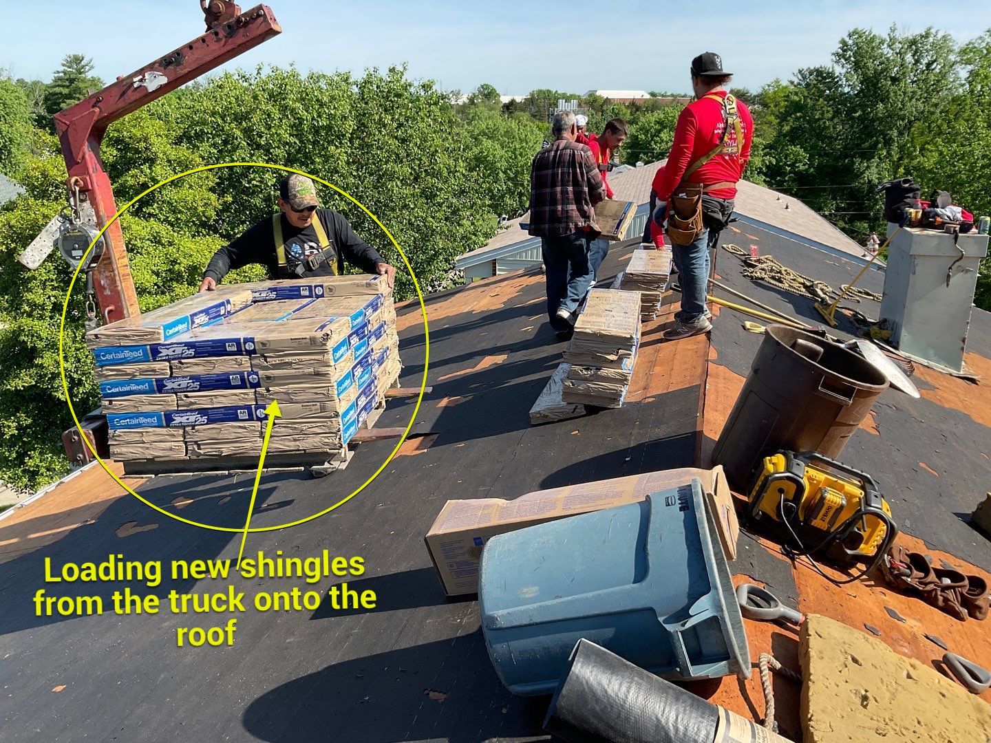Residential Roofing Installation using CertainTeed Shingles by Alpha Design Services