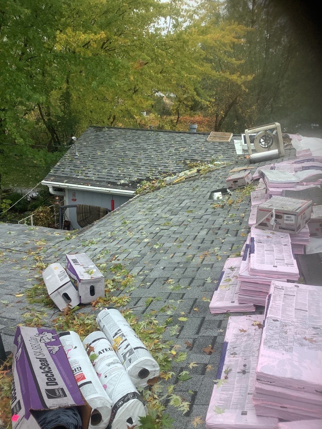 Residential Roofing Installation using Owens Corning Roofing Shingles by Byers Enterprises 