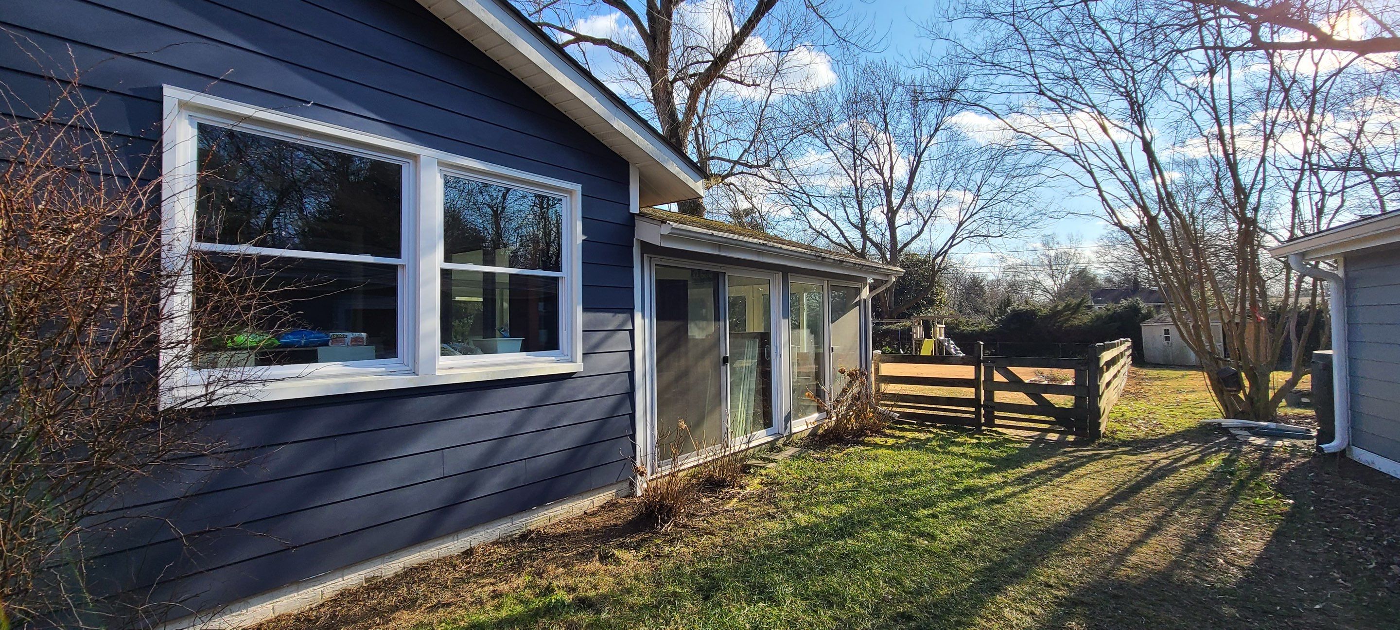 Siding Installation using James Hardie Siding with IPE accents by Window Depot of Annapolis