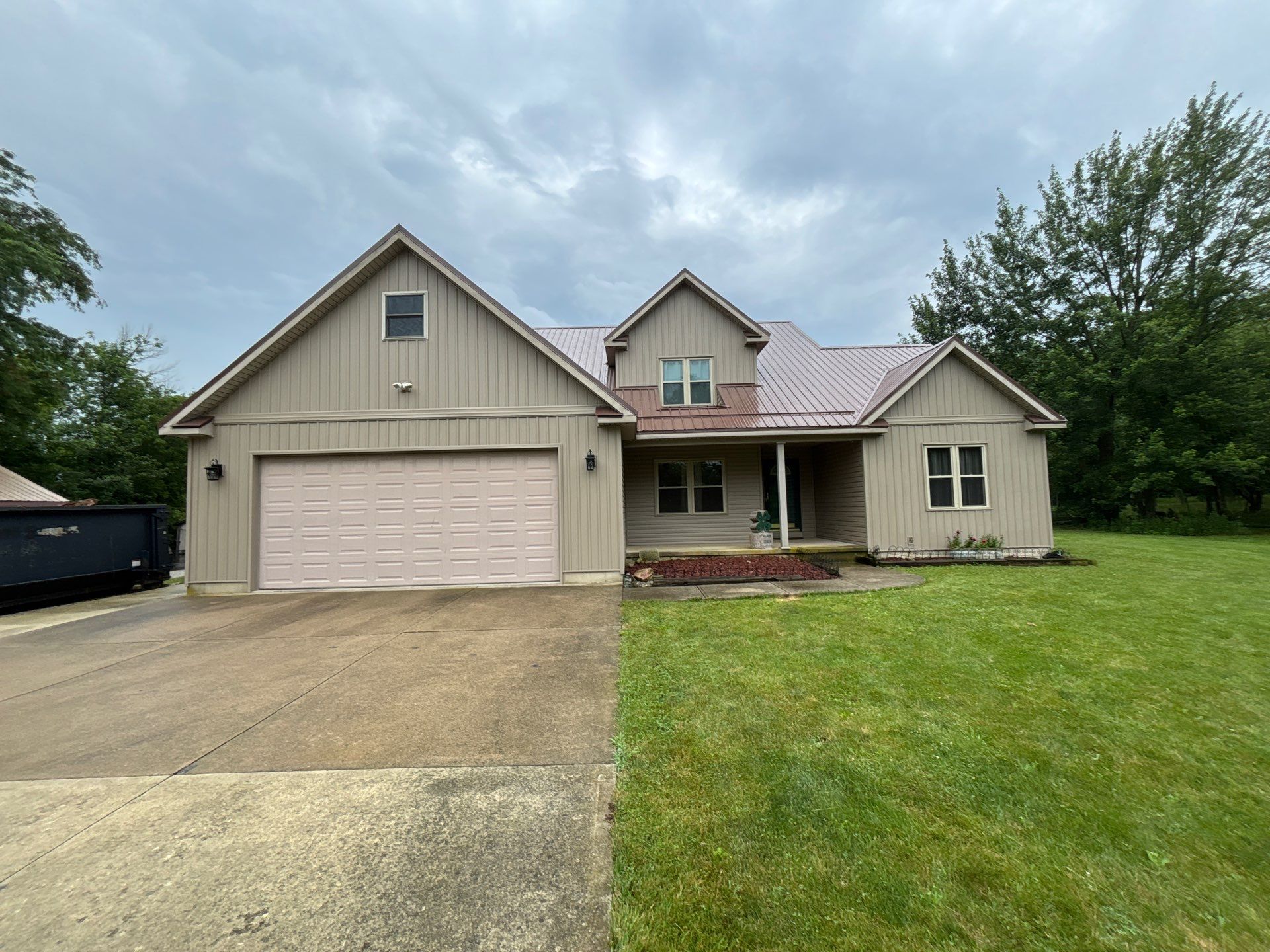 Roof/Siding/Gutter installation using Platinum AG Panel Cocca Brown by Nitro Roofing and Construction
