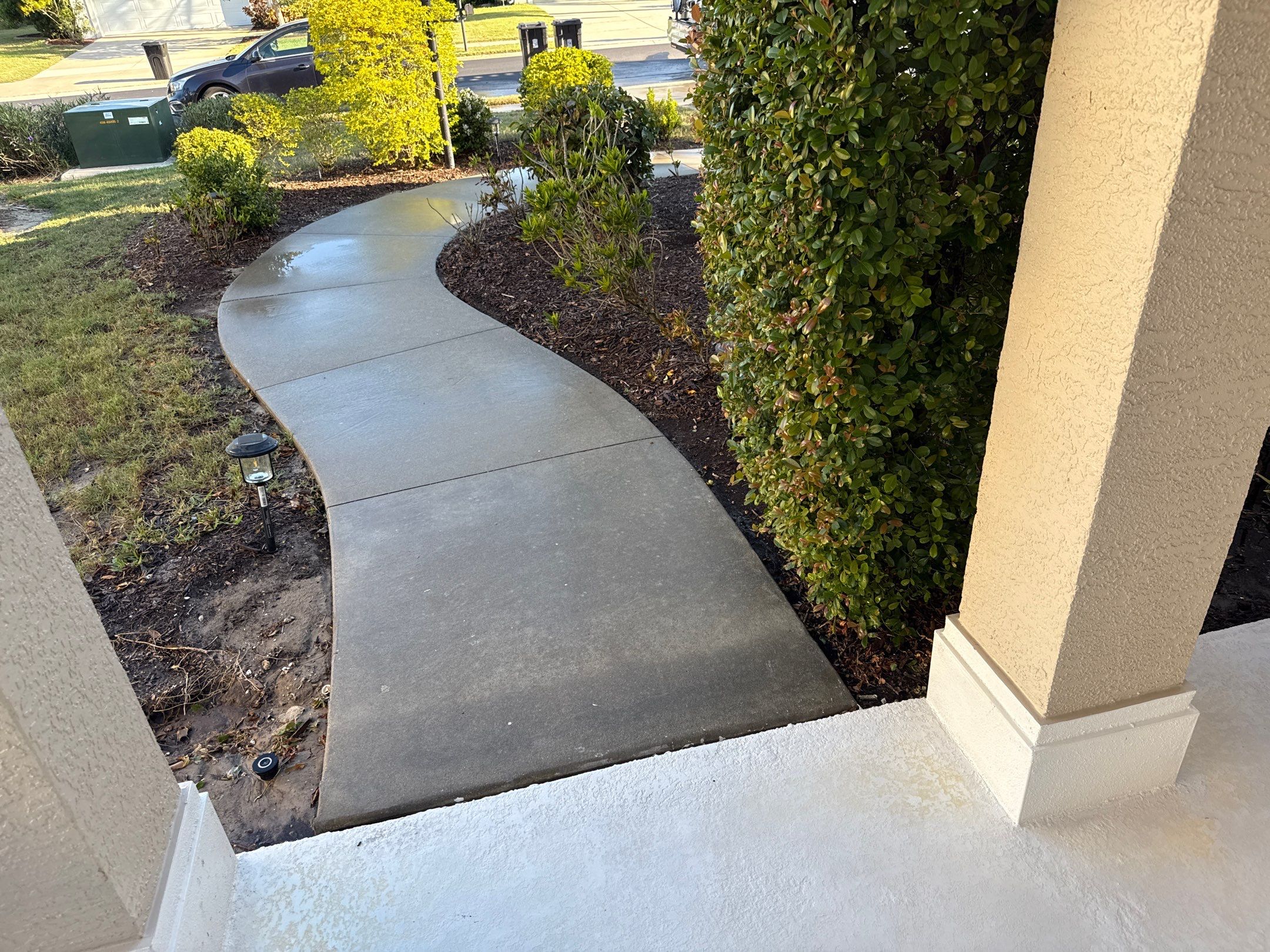 Driveway & Concrete Cleaning – River Sound Community, Bradenton, FL by Sunshine AquaWash