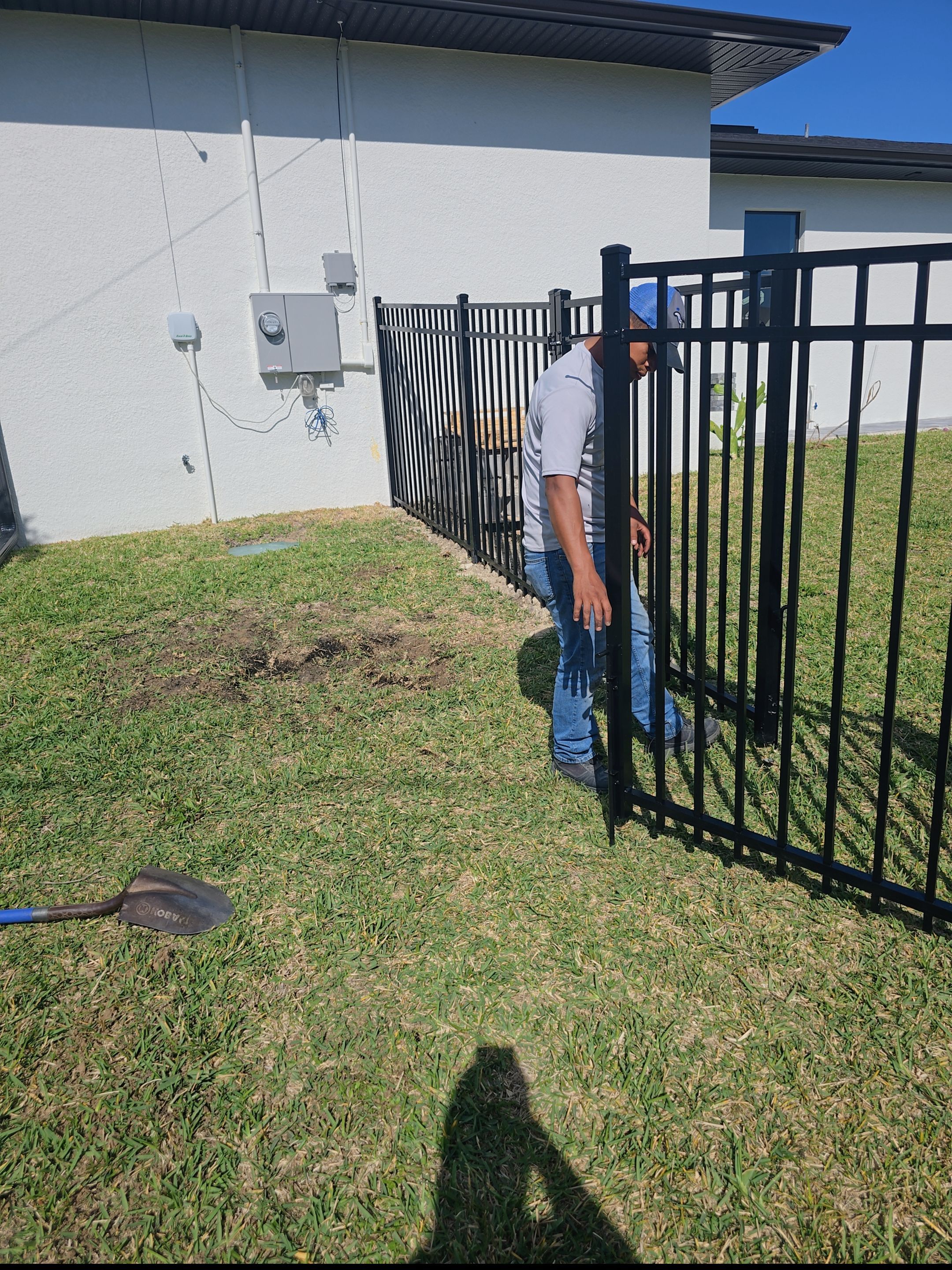 Bronze Aluminum Fence in Cape Coral by True Fence LLC