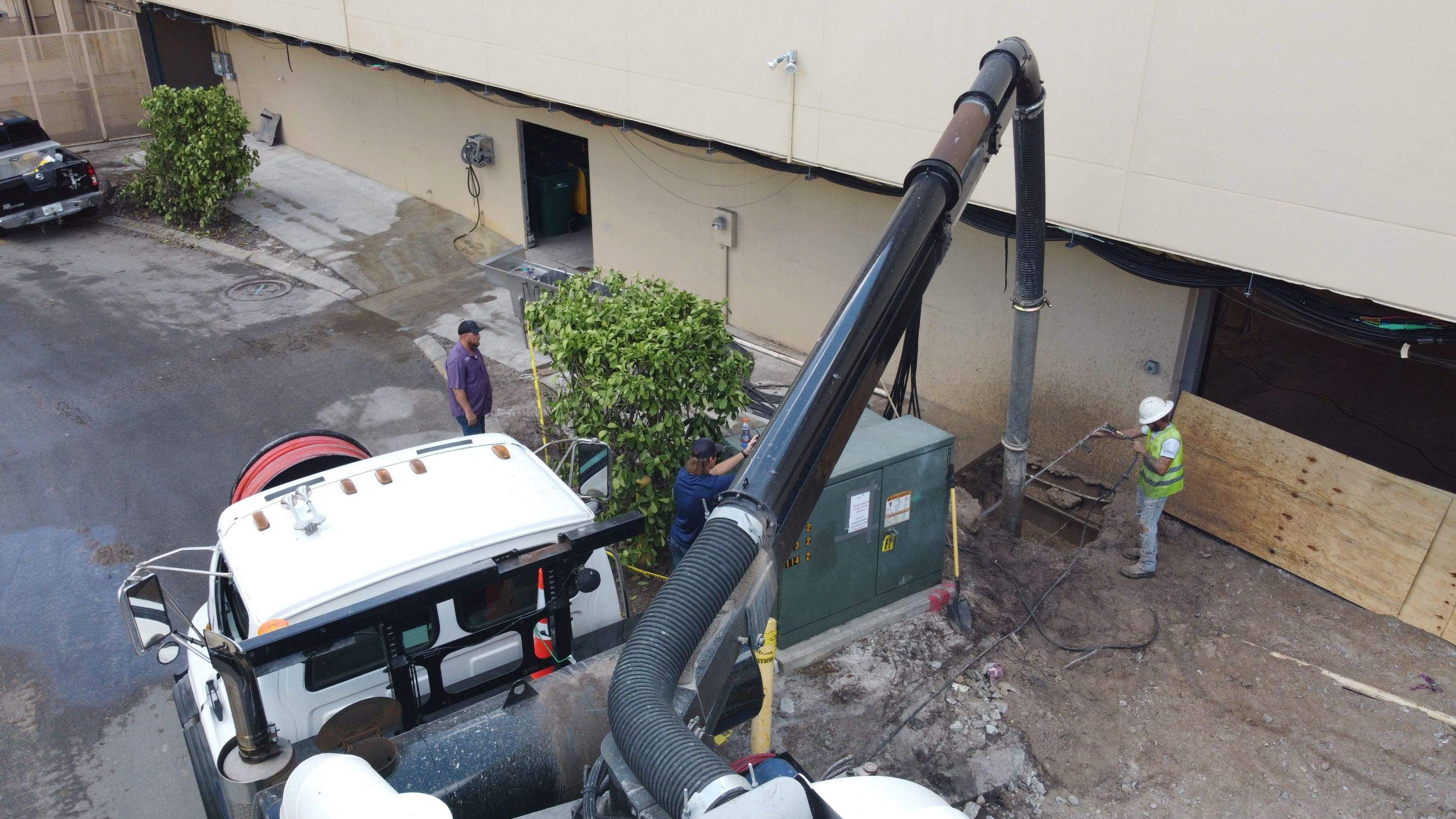 Ritz-Carlton North Service Road Daylighting by Don Mar, Inc. Storm Water Solutions