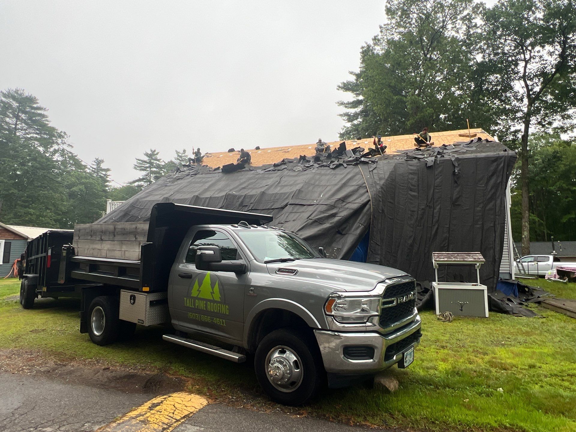 Owens Corning Roof Install in Derry, New Hampshire by Tall pine roofing